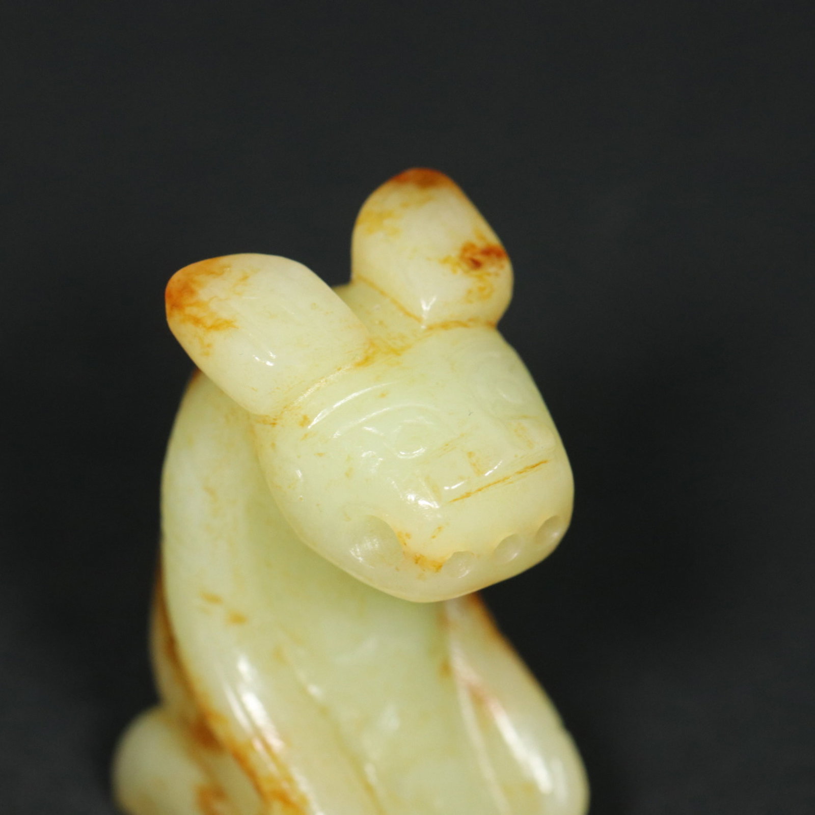 An Exquisite White Jade Bear Pendant - 8