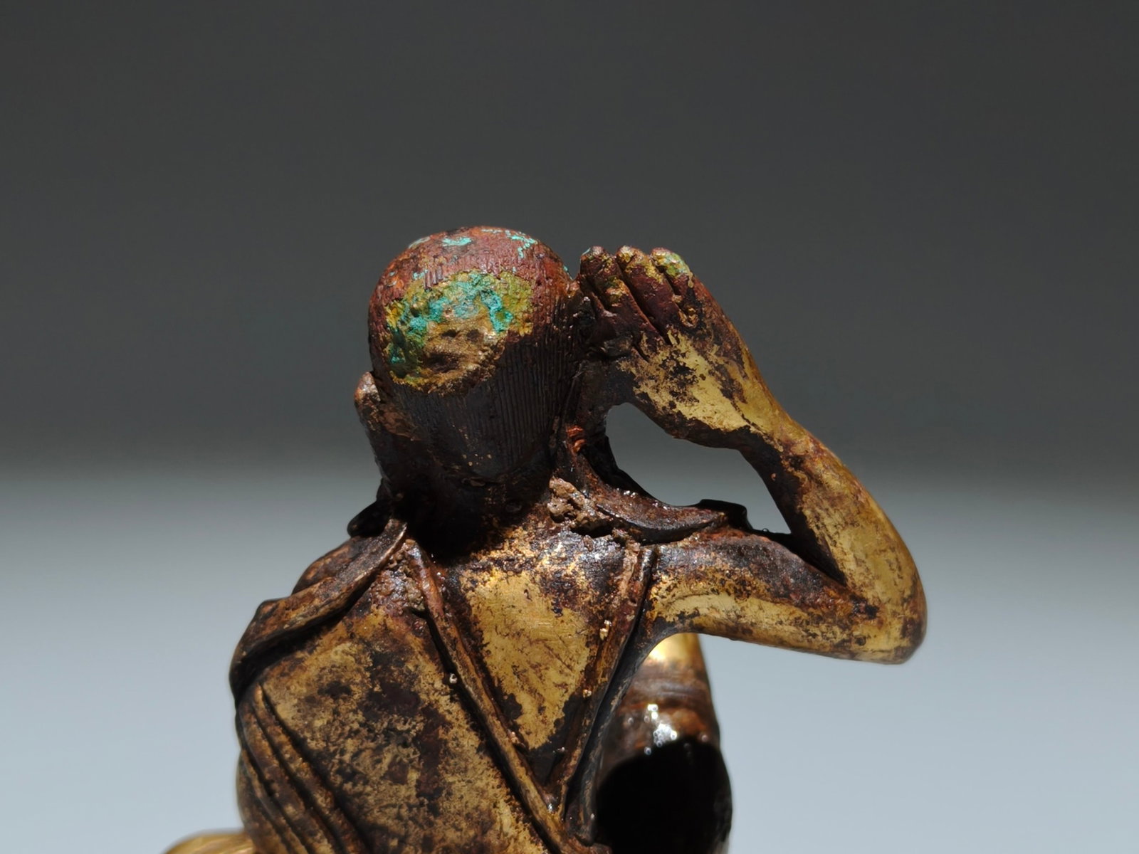 A Solemn Gilt Bronze Buddha Statue - 7