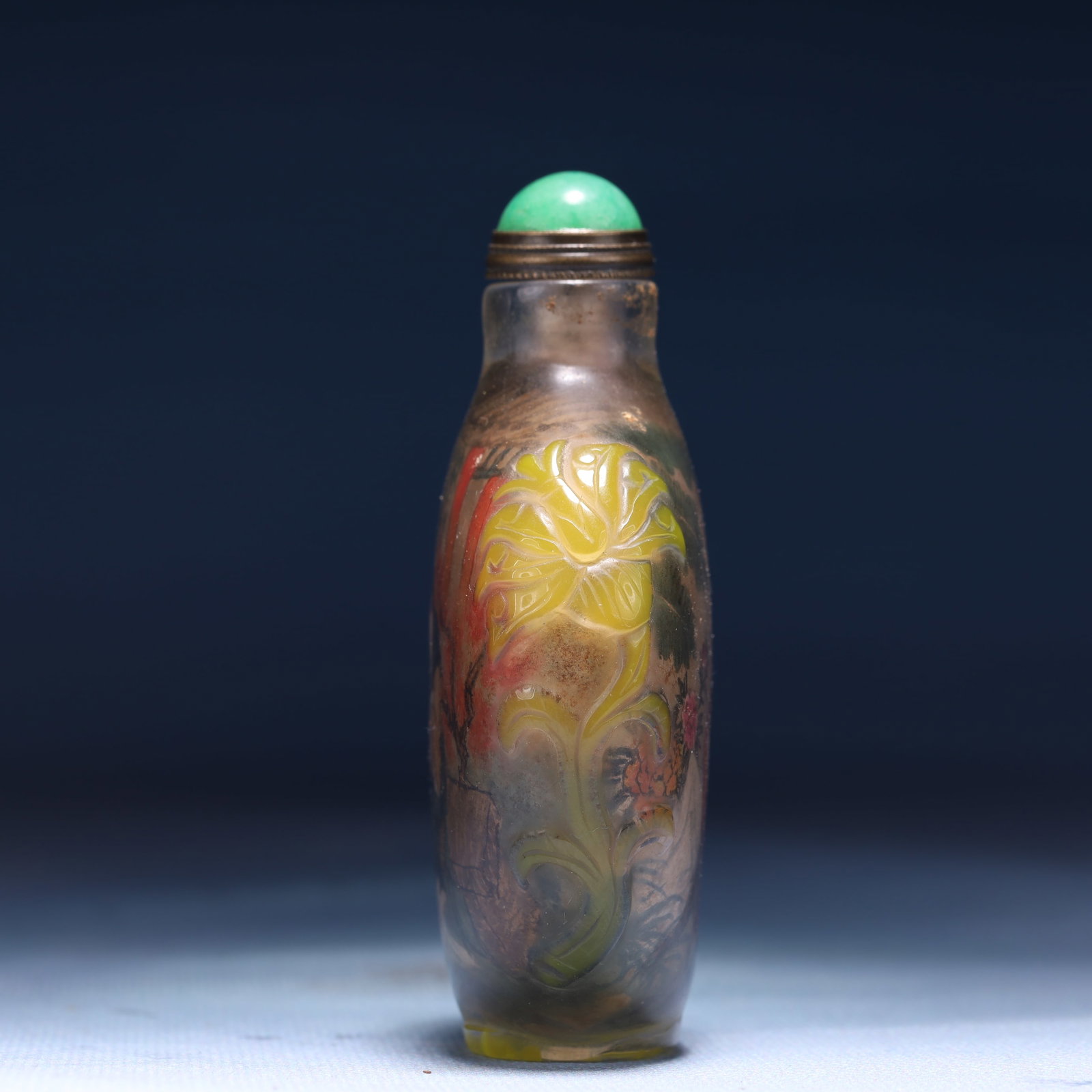 An Exquisite Glass Character and Story Pattern Snuff Bottle - 3