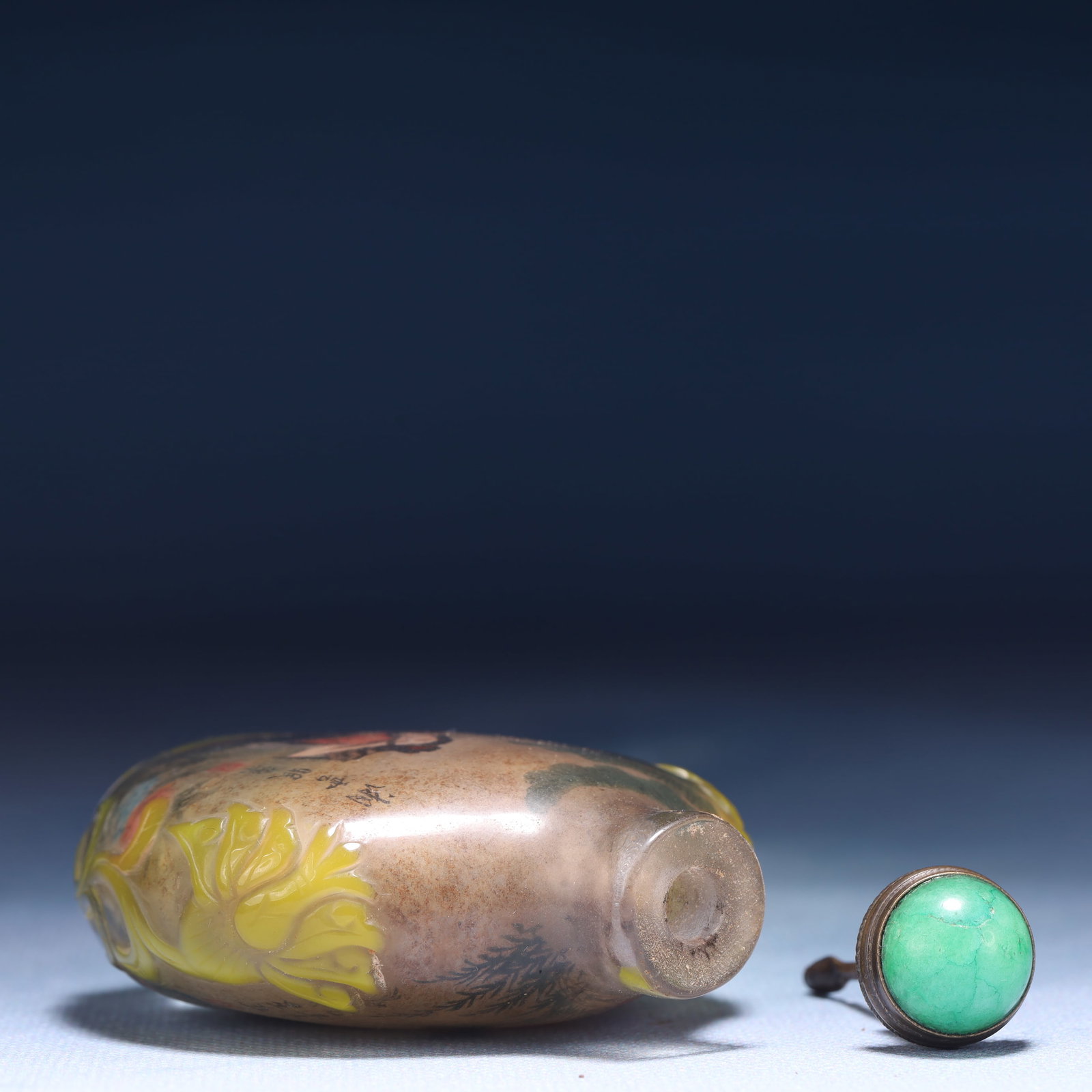 An Exquisite Glass Character and Story Pattern Snuff Bottle - 7
