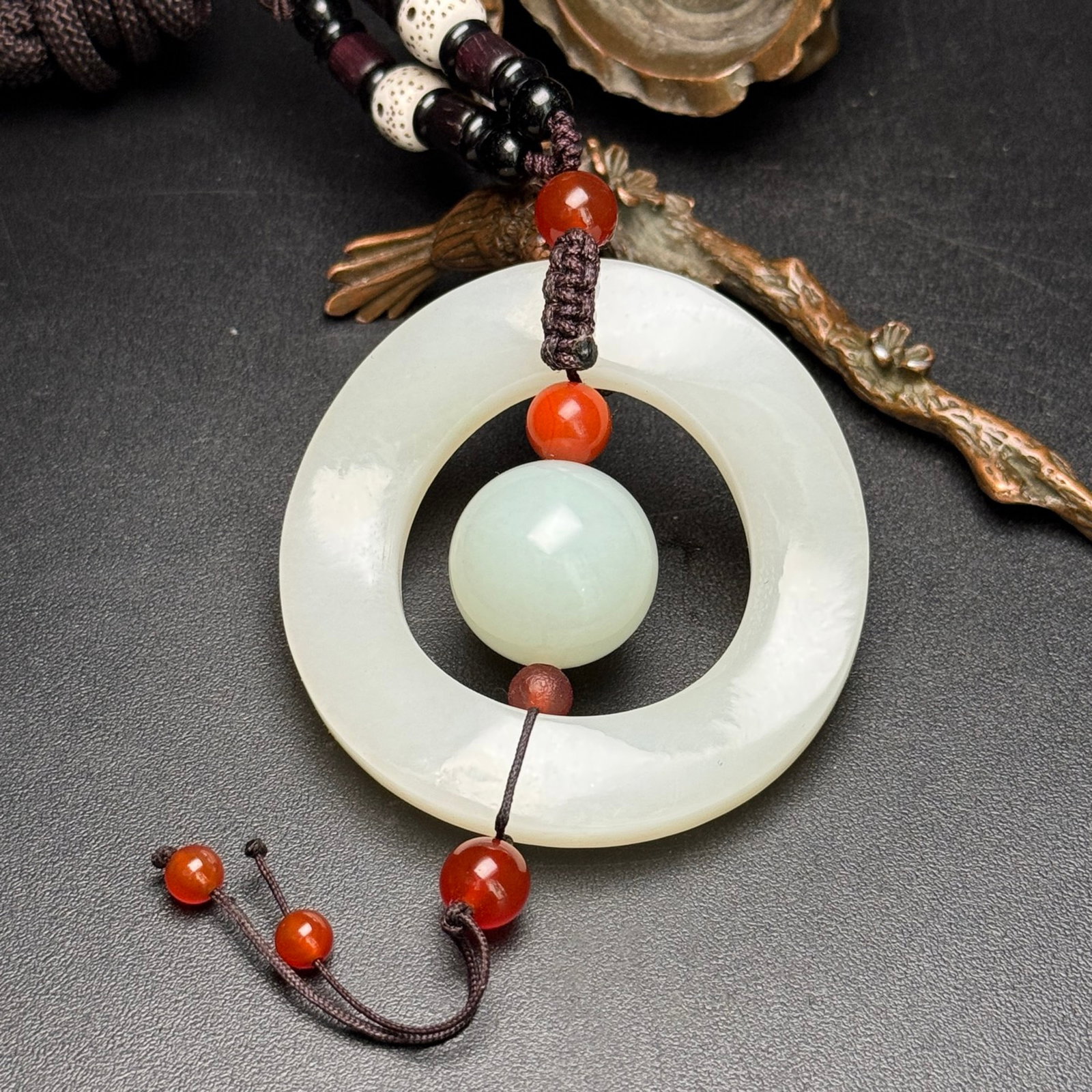 An Exquisite White Jade Pendant (1 of 7)