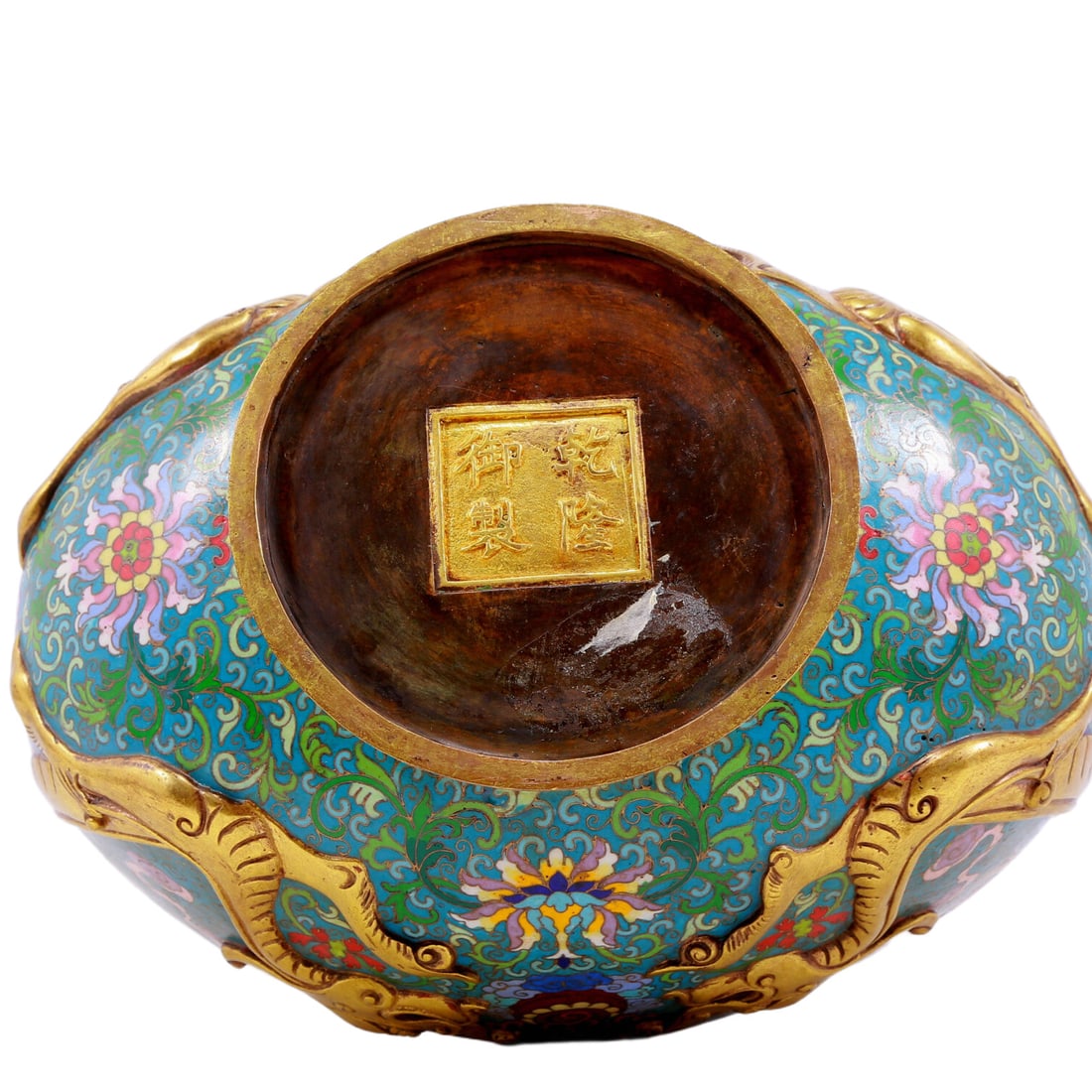 A pair of cloisonn¨¦ dragon and phoenix pattern vase with double ears with lids - 11