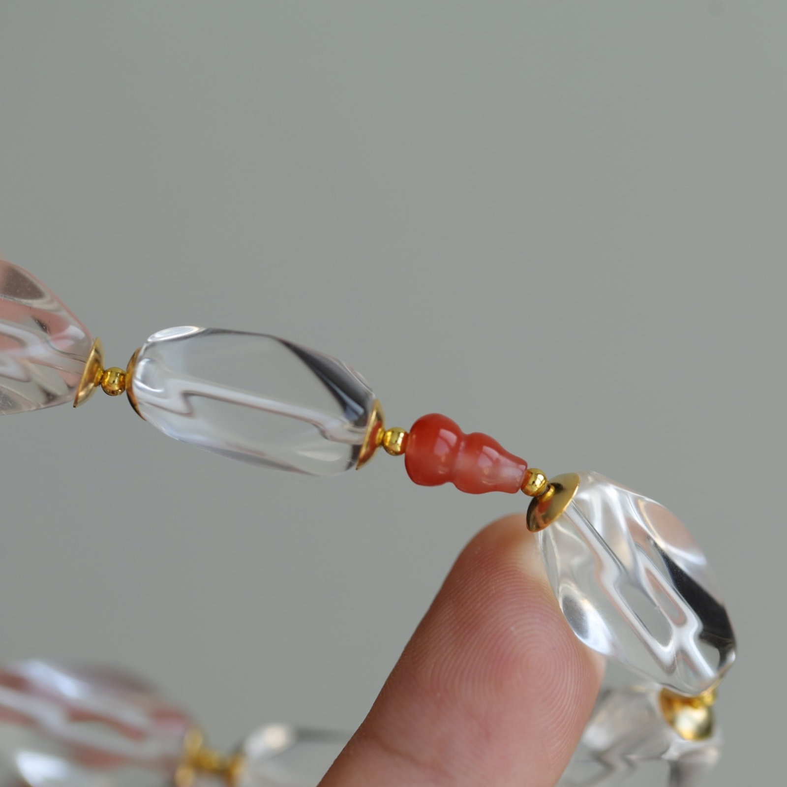 An Exquisite Crystal Bracelets,With Agate - 6
