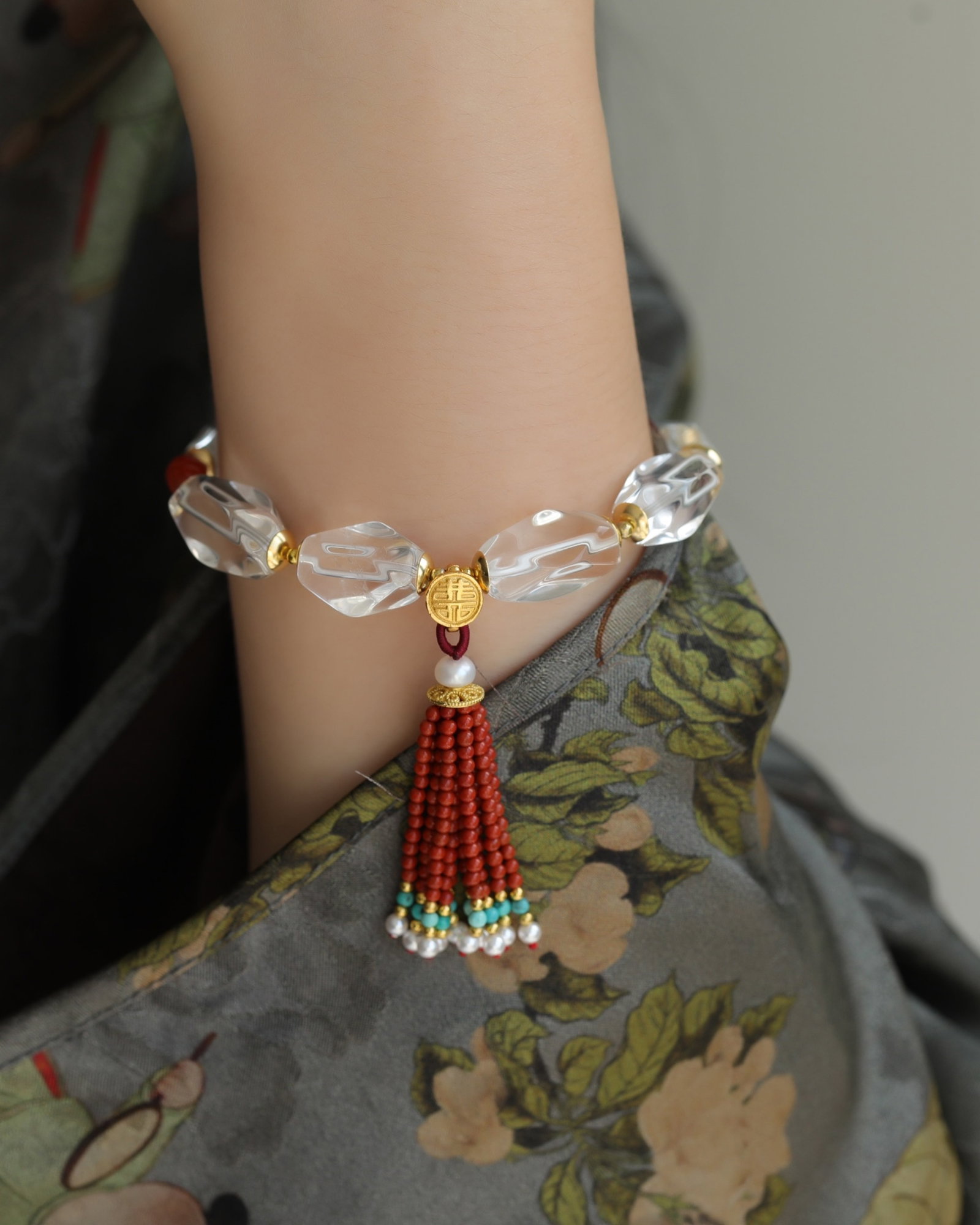 An Exquisite Crystal Bracelets,With Agate - 9