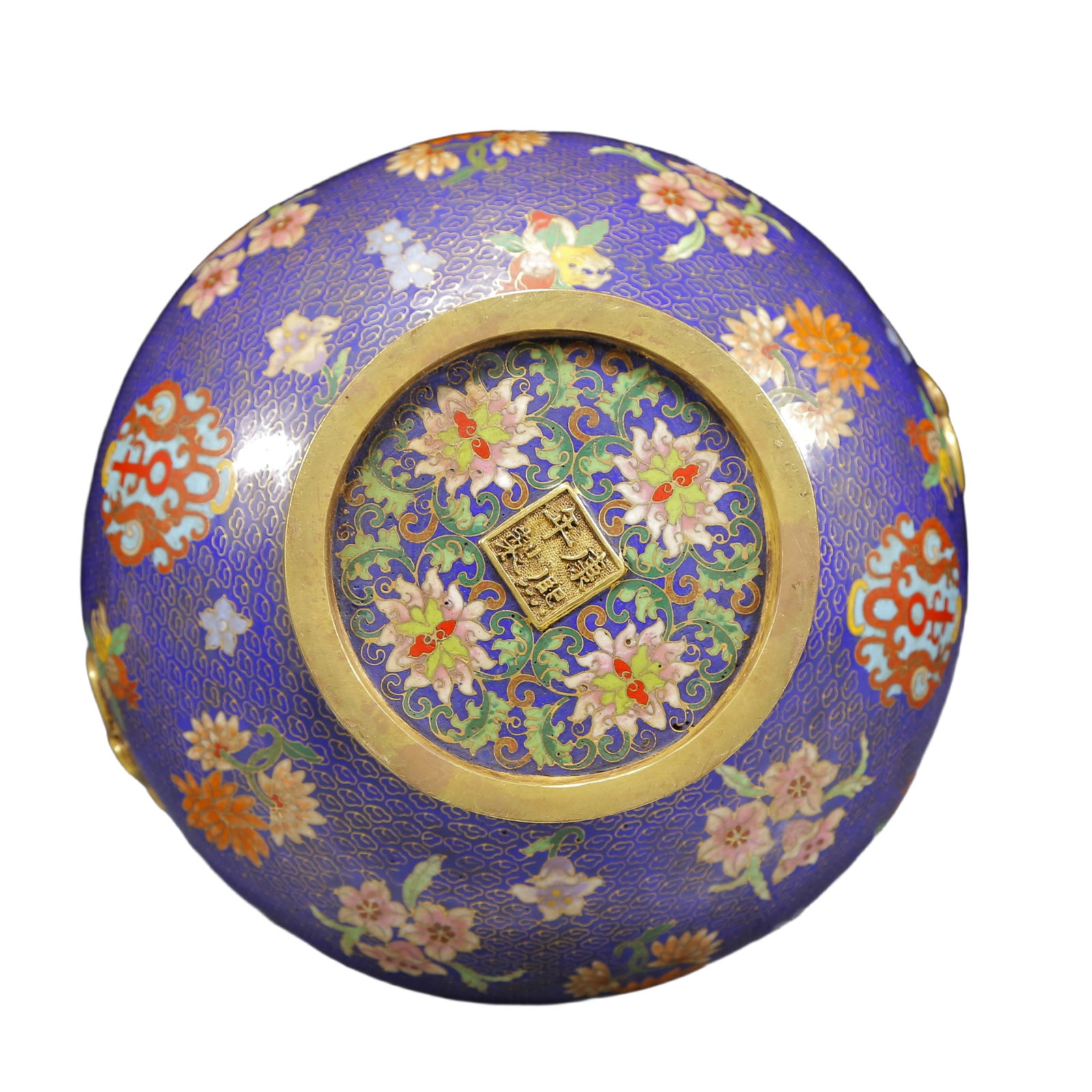 A Huge Cloisonne Dragon and Phoenix Pattern Vase - 13