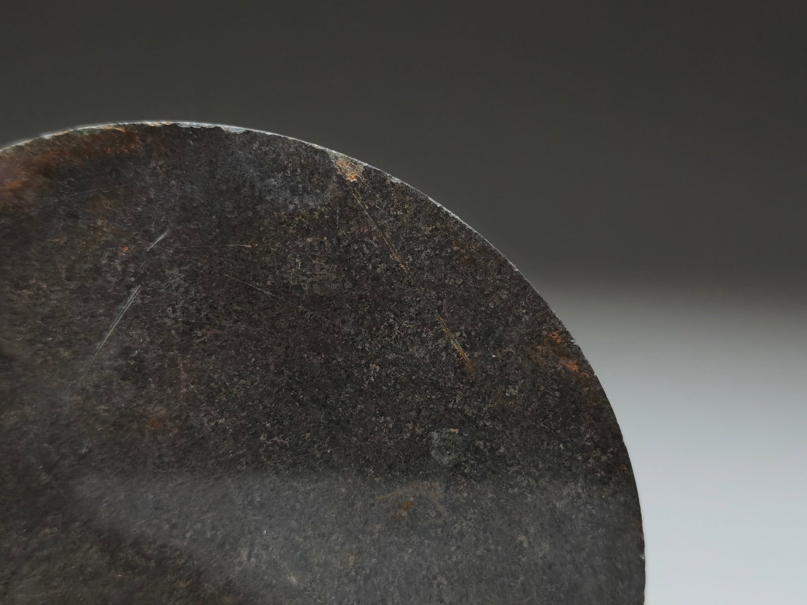 An Archaic Bronze Shan-Character Pattern Mirror - 8