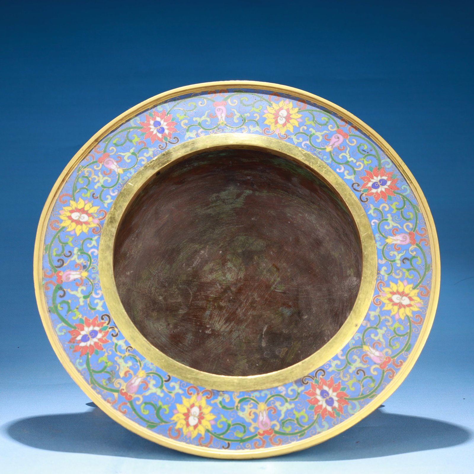 An Exquisite Cloisonne Lotus Pattern Tripod Censer - 9