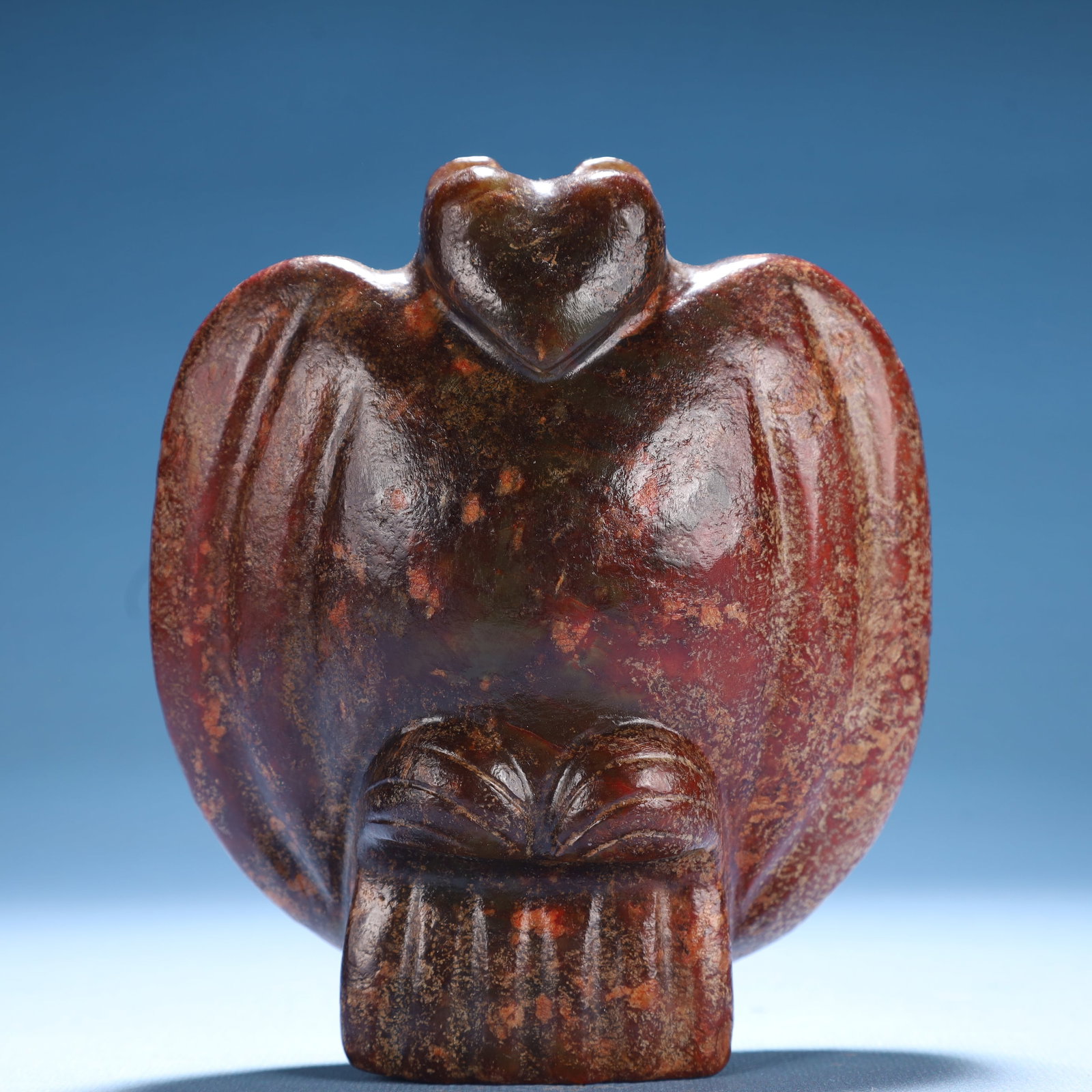 An Archaic Hongshan Culture Yellow Jade Roc Ornament: An Archaic Hongshan Culture Yellow Jade Roc Ornament,Ancient Time,China,Size:4.7inx1.6inx5.1in,Weight:950g