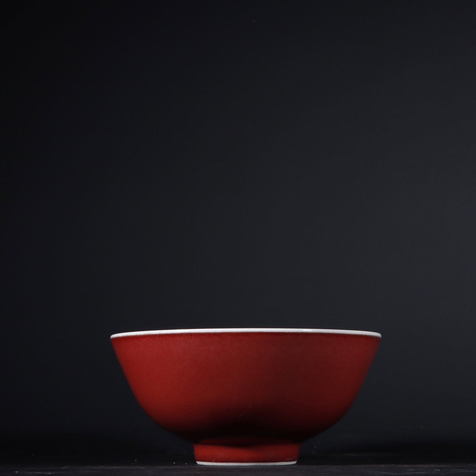 An Exquisite PeachBloom-Glazed Bowl: An Exquisite PeachBloom-Glazed Bowl,Qing Dynasty,China,Yongzheng Six-character Mark,Size:3inx6.1in