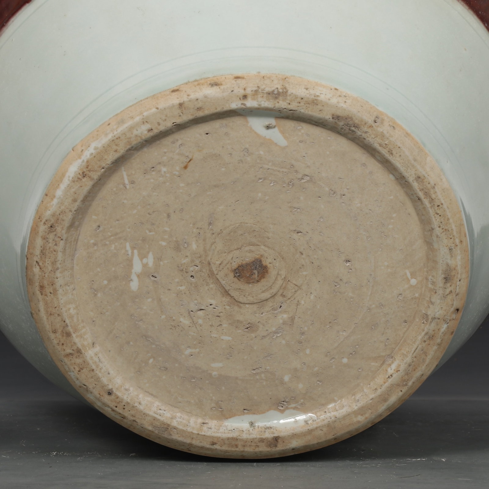 A Rare Underglaze-Red Auspicious Cloud and Dragon Pattern Jar - 9