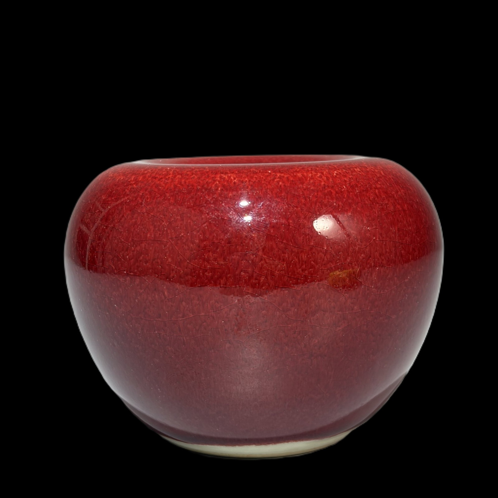 An Exquisite Red Glazed Water Pot (1 of 5)