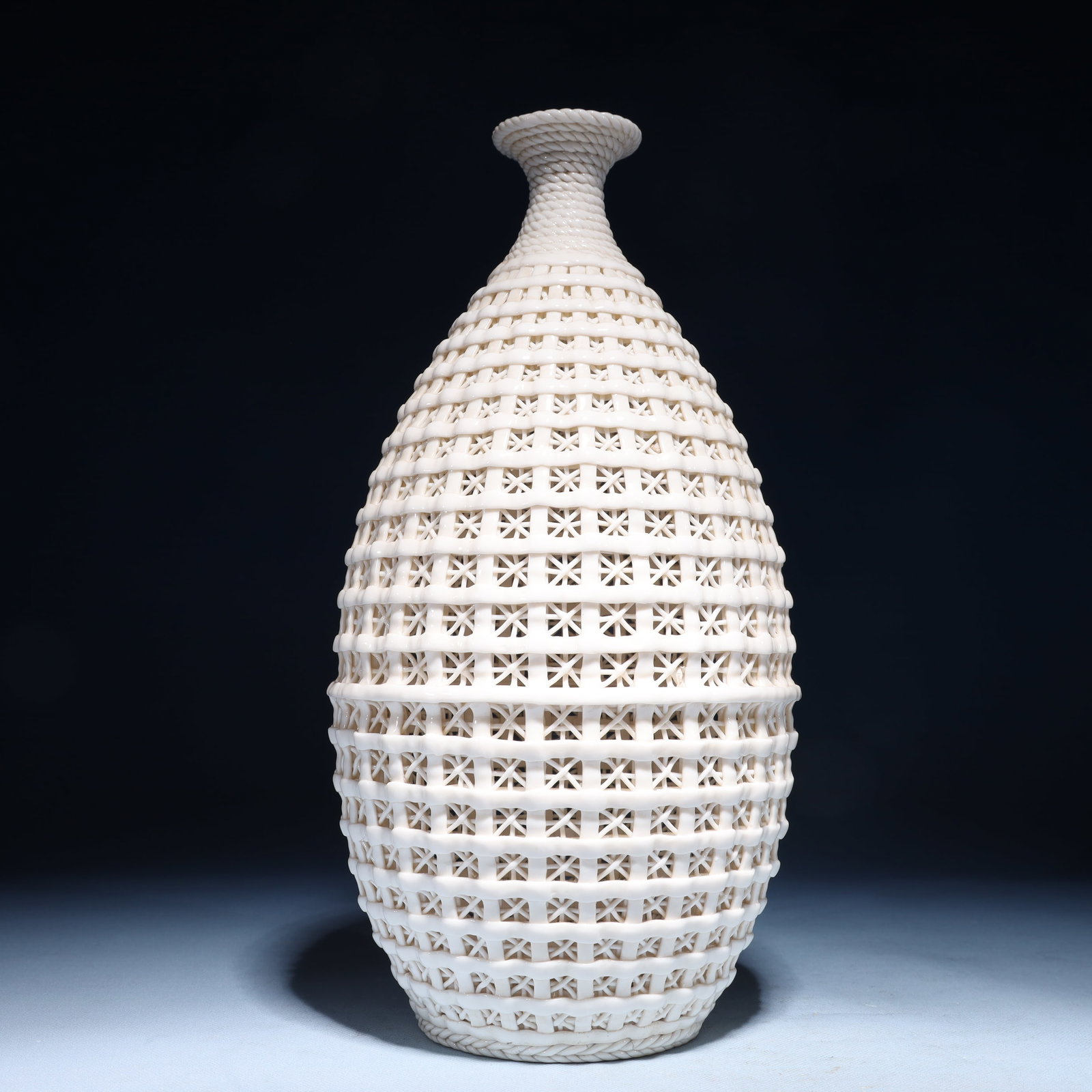 An Exquisite Blance-De-Chine Vase (1 of 8)