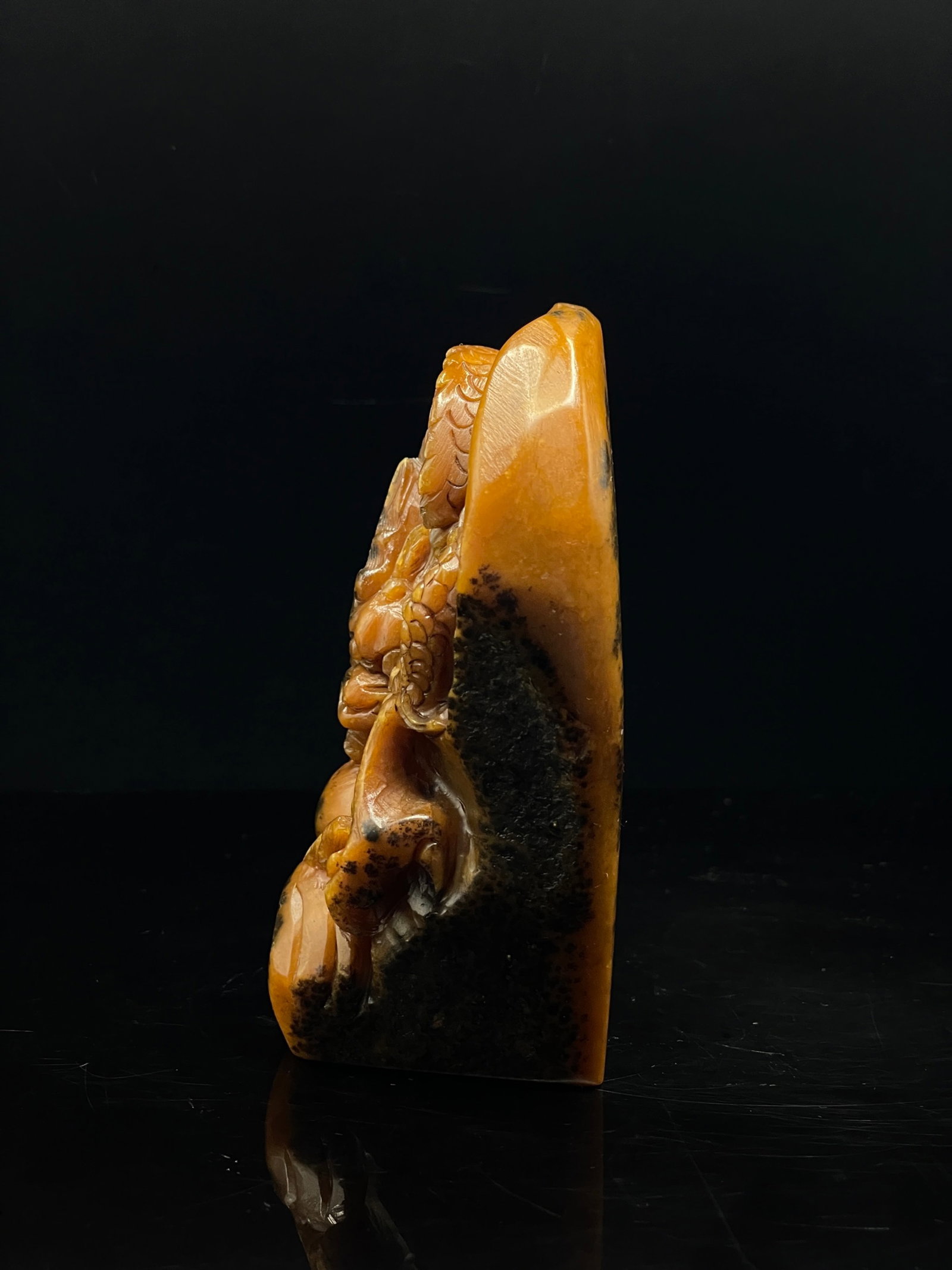 An Exquisite Shoushan Stone Dragon Pattern Seal - 4