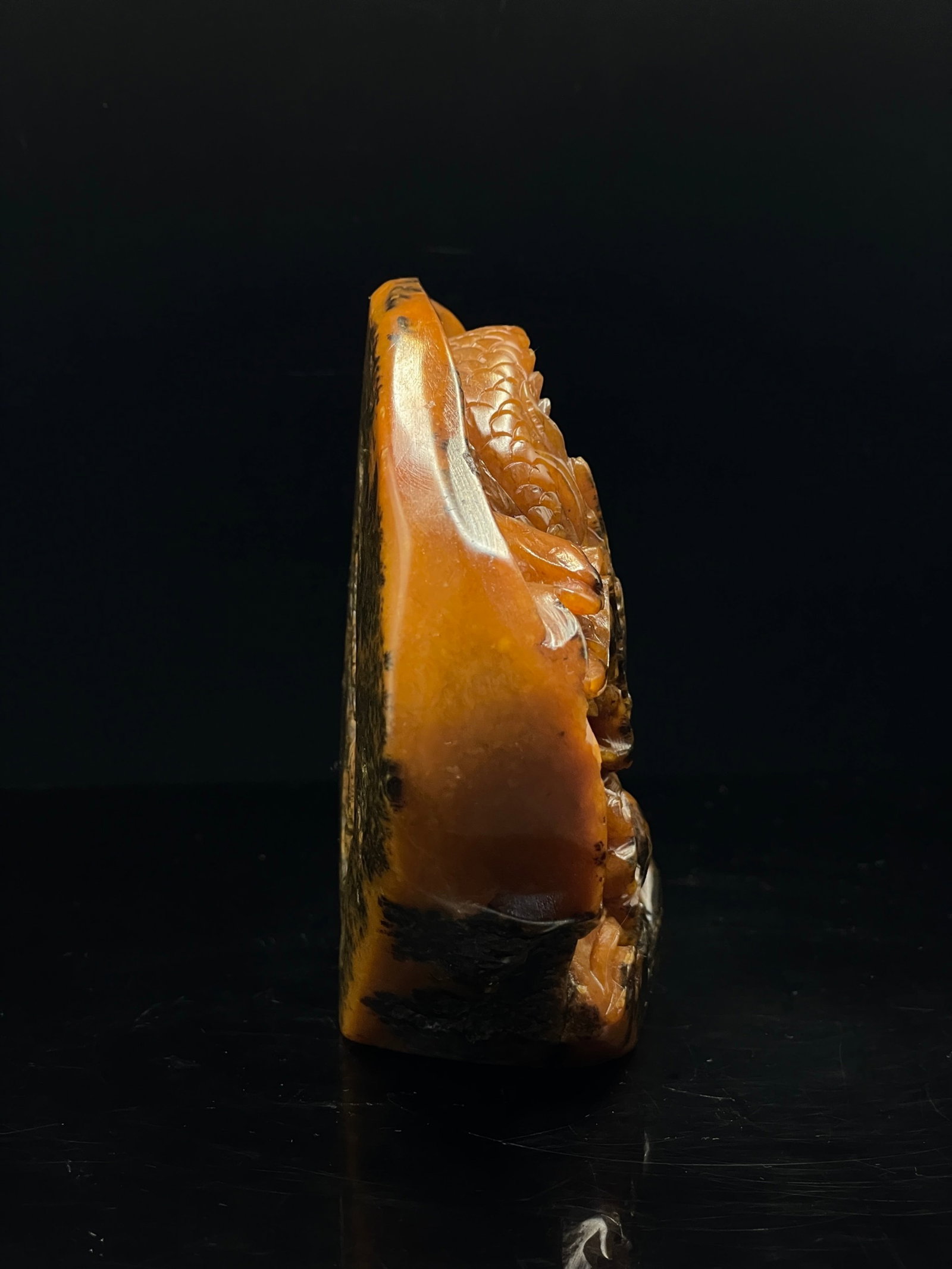 An Exquisite Shoushan Stone Dragon Pattern Seal - 6