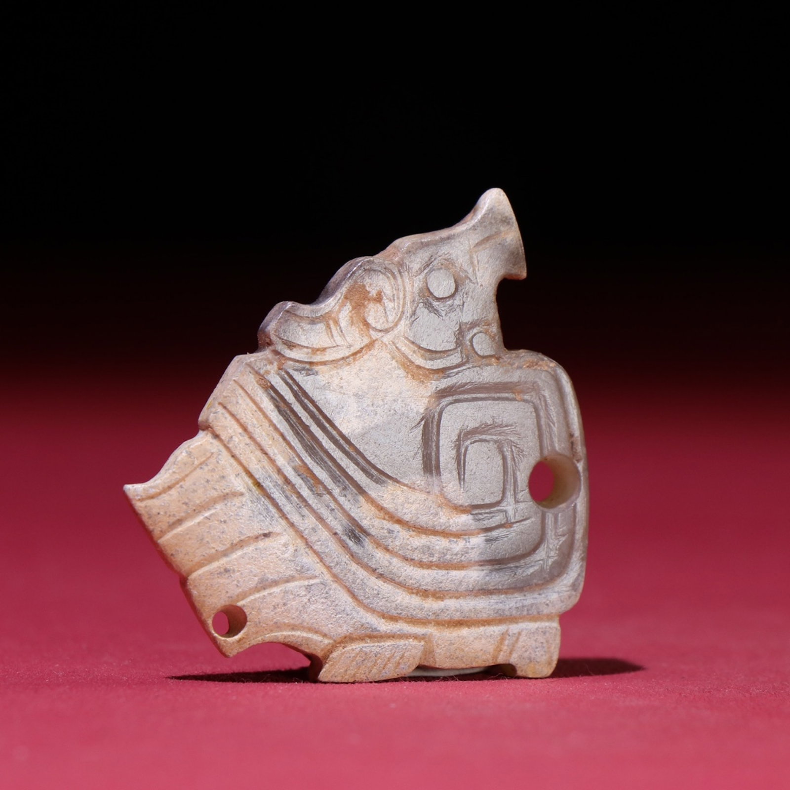 White Jade Bird Pendant - 3