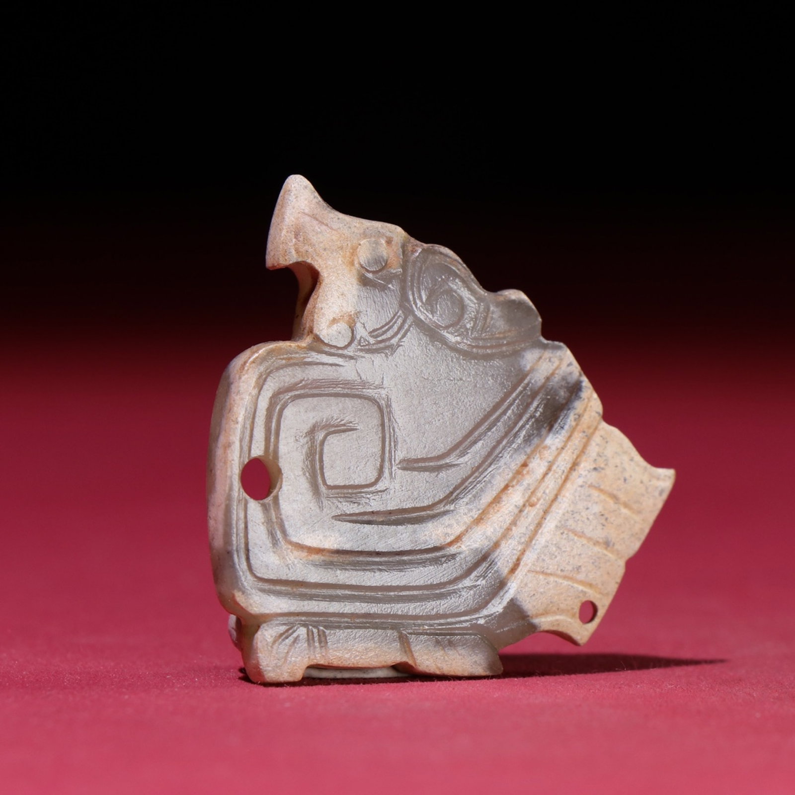 White Jade Bird Pendant - 4