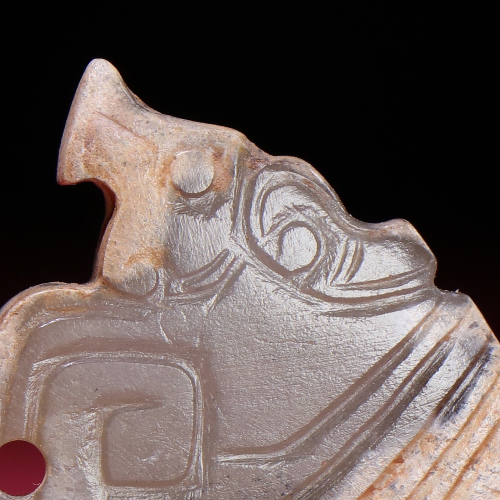 White Jade Bird Pendant - 5