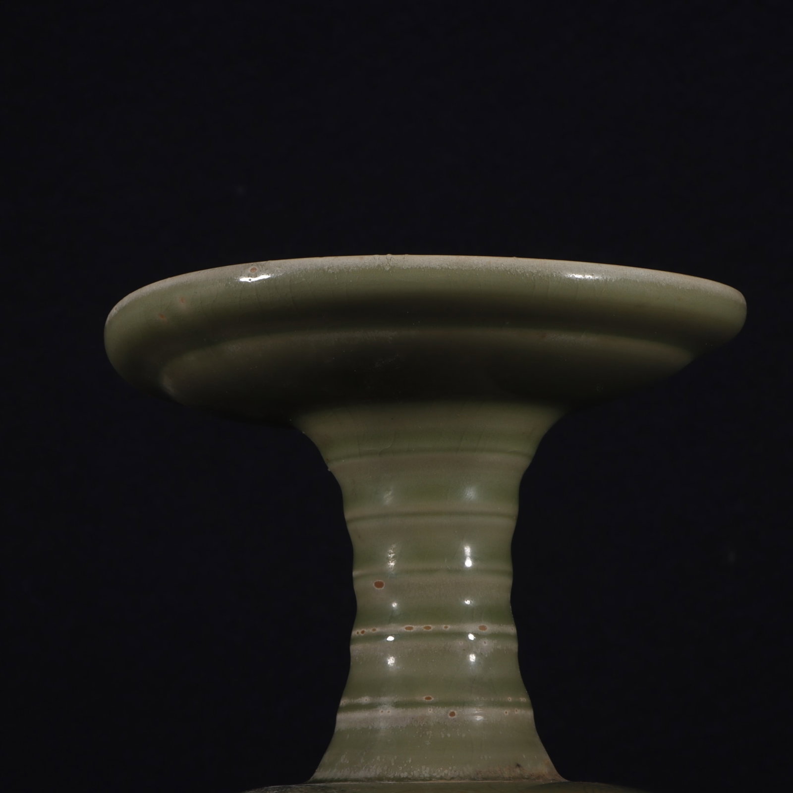 An Exquisite Yue yao Celadon Auspicious Cloud Pattern Vase - 3