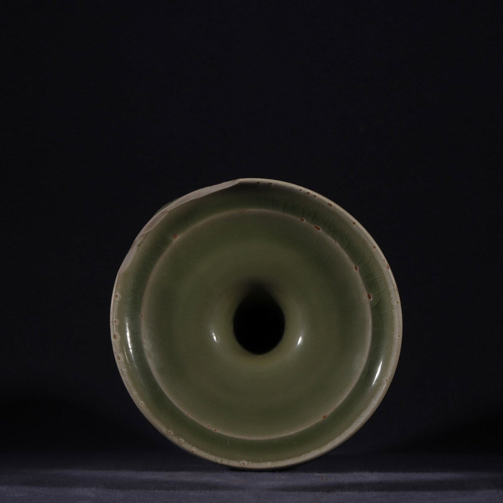 An Exquisite Yue yao Celadon Auspicious Cloud Pattern Vase - 7