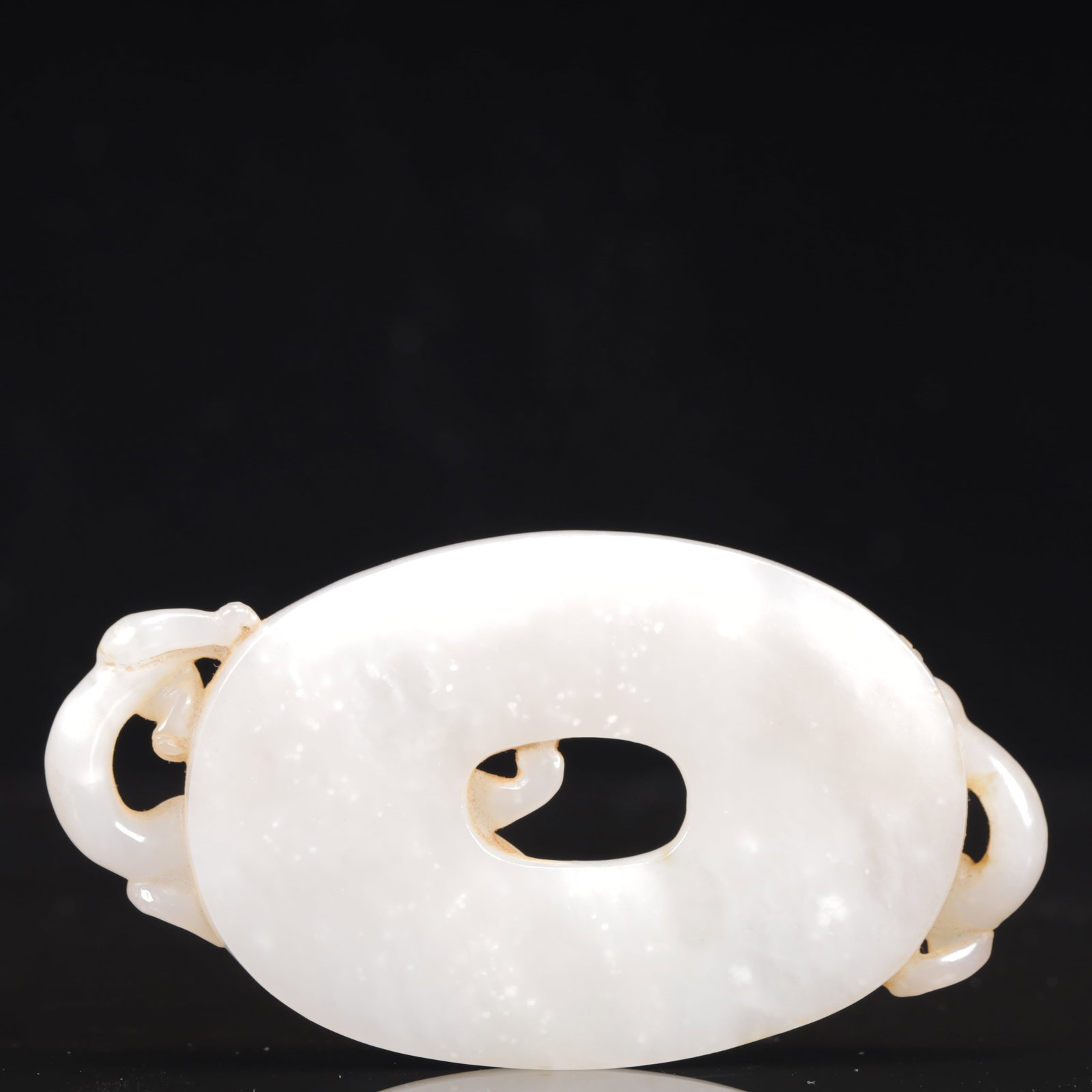 An Exquisite White Jade Chi-Dragon Pattern Pendant - 7
