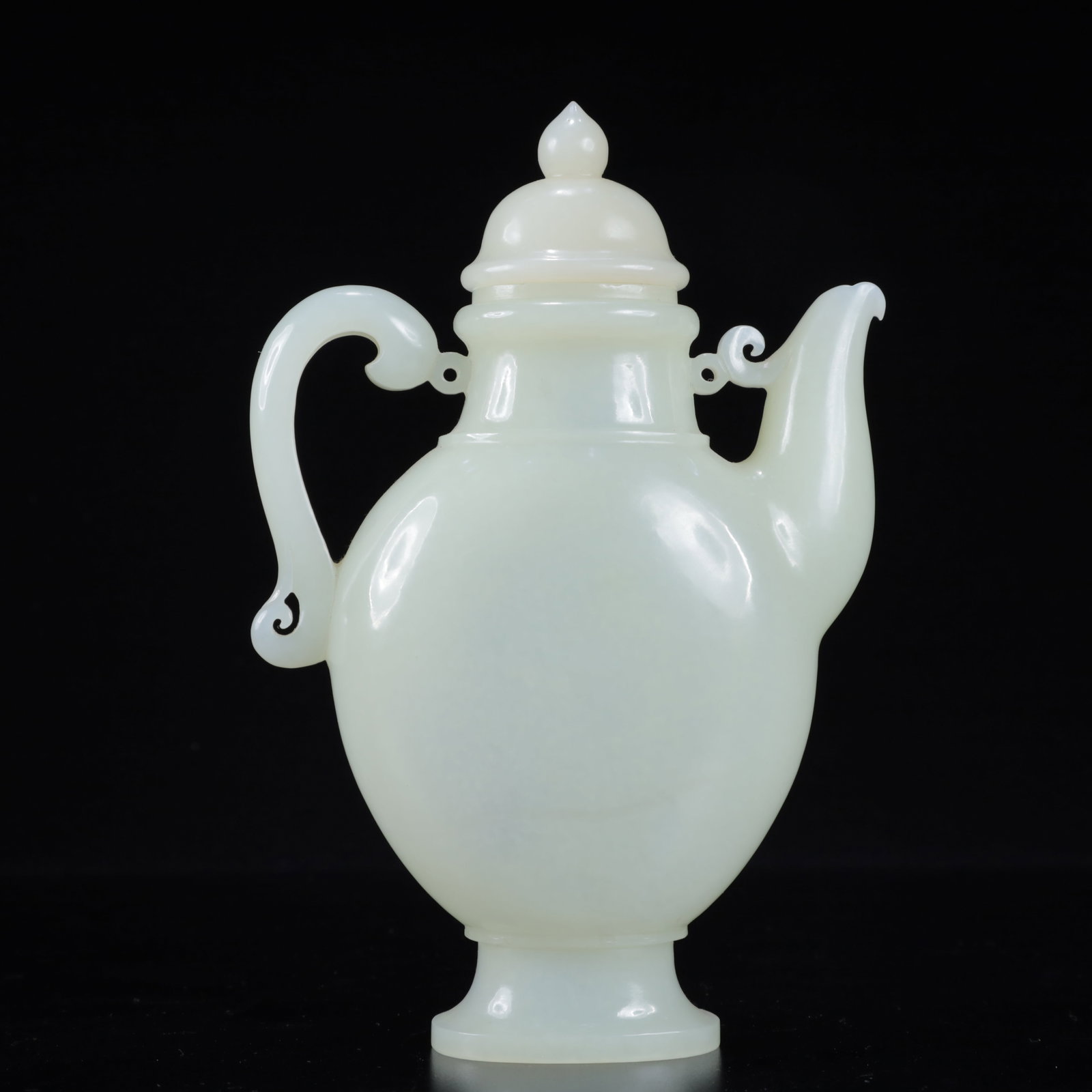 An Exquisite White Jade Teapot - 10