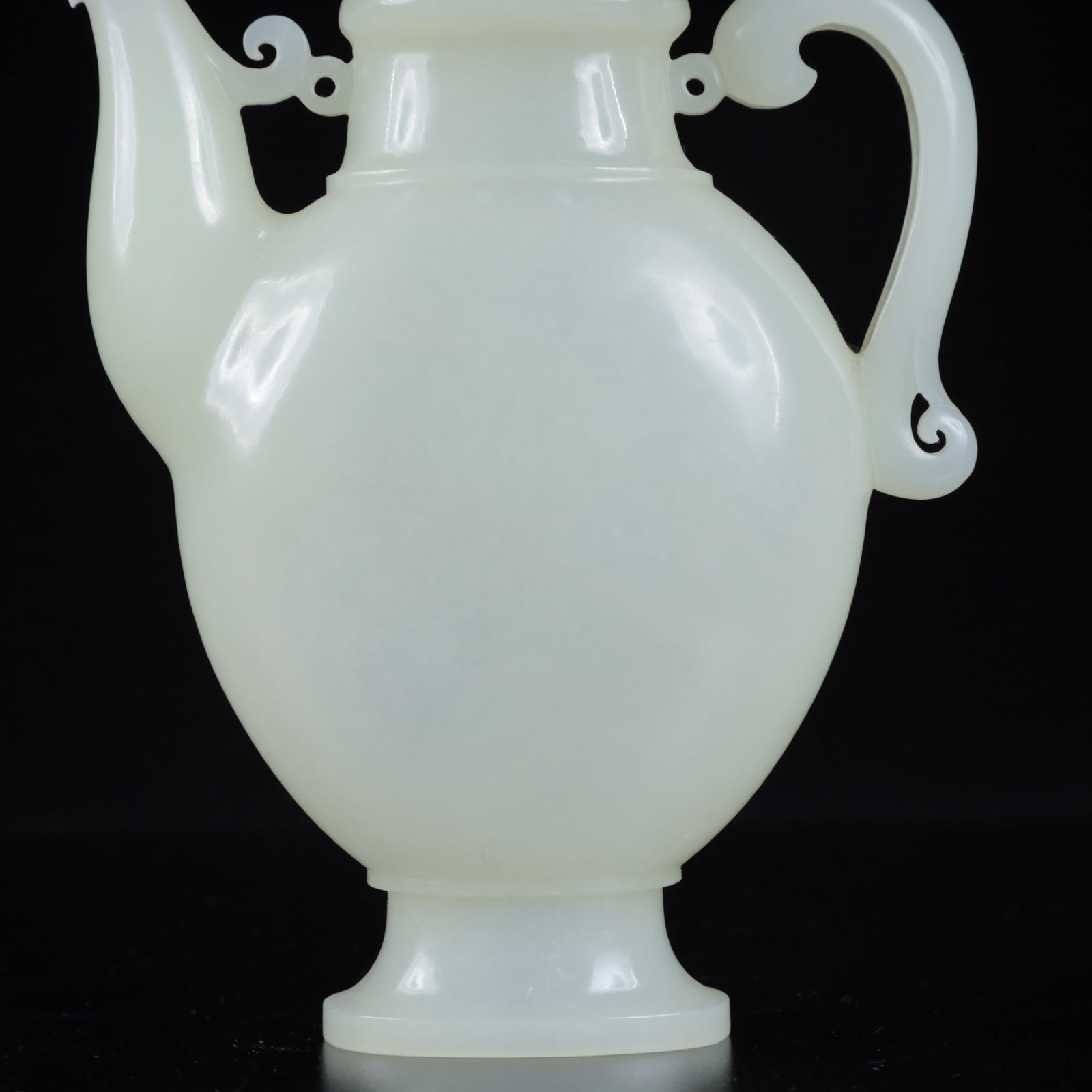 An Exquisite White Jade Teapot - 3