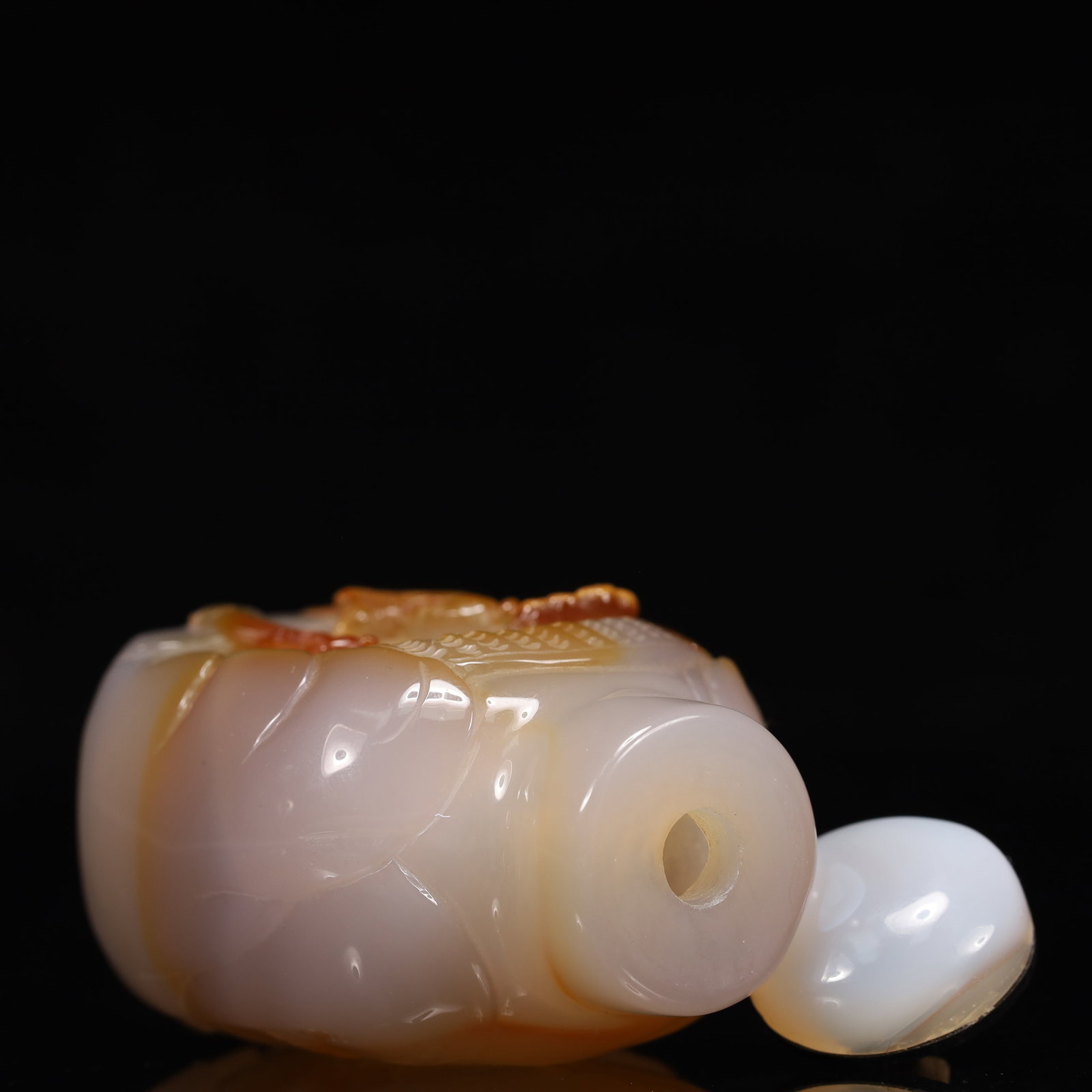 An Exquisite Agate Figure Pattern Snuff Bottle - 7