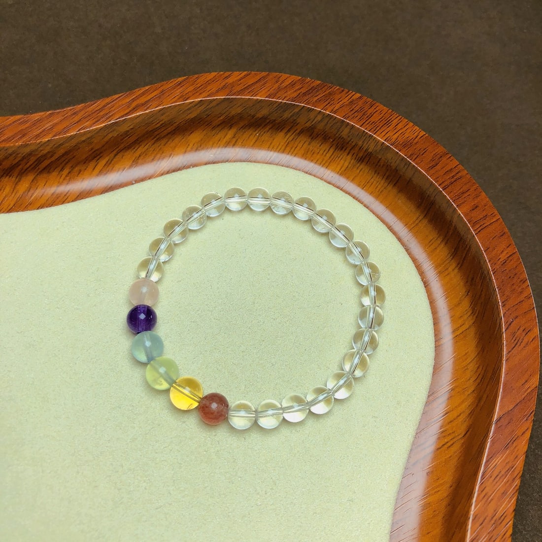 An Exquisite Crystal Bracelet: An Exquisite Crystal Bracelet,Size:0.2in,Weight:10.4g 水晶手串