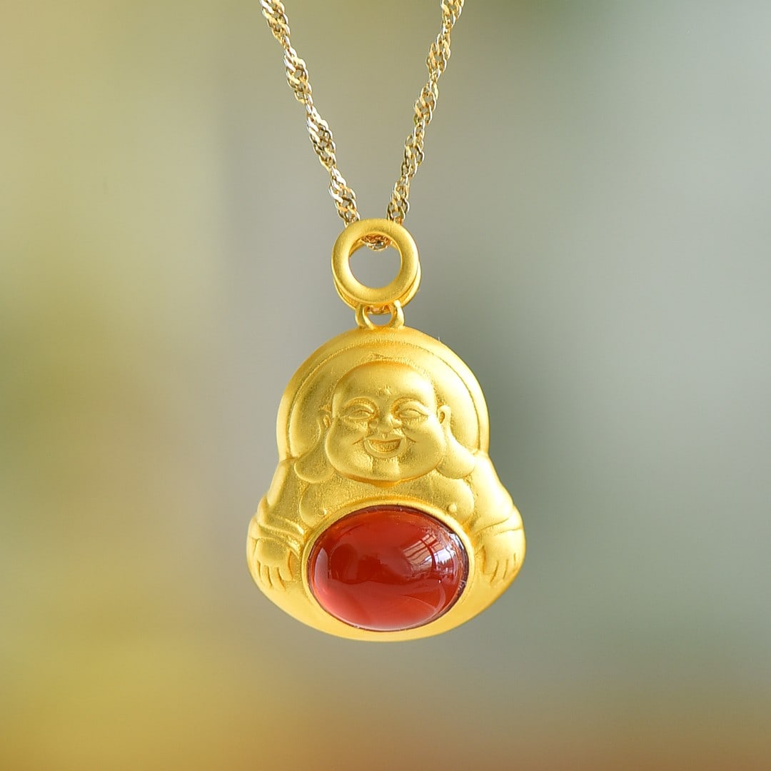 An Exquisite Sterling Silver-Gold Plated Inlaid Agate Pendant: An Exquisite Sterling Silver-Gold Plated Inlaid Agate Pendant,Size:0.3inx0.4in 纯银镀金镶玛瑙吊坠