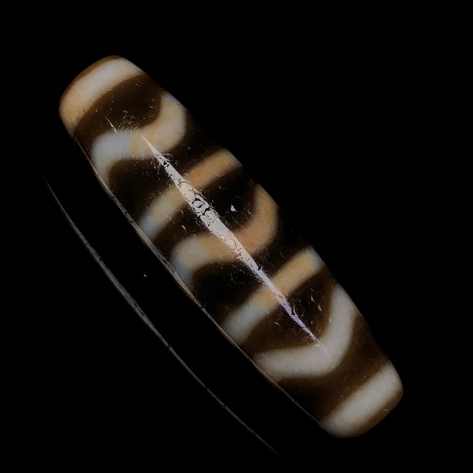 An Exquisite Dzi Bead Pendant - 8