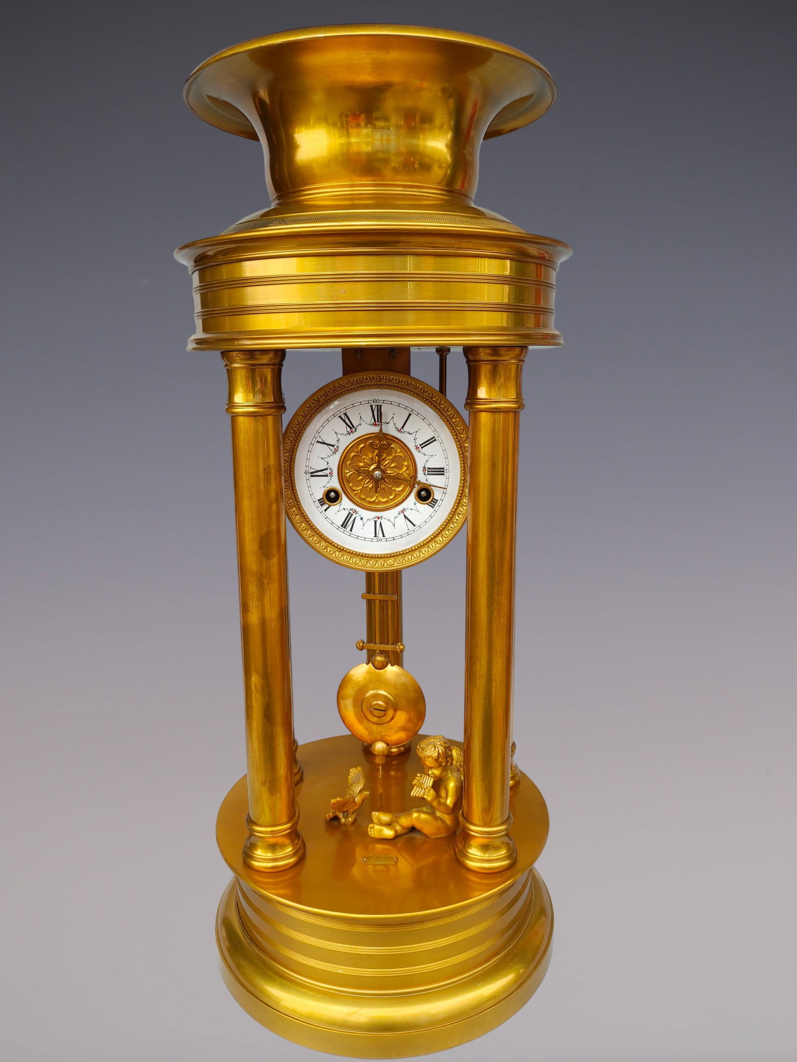 An Exquisite Gilt Bronze Clock (1 of 8)