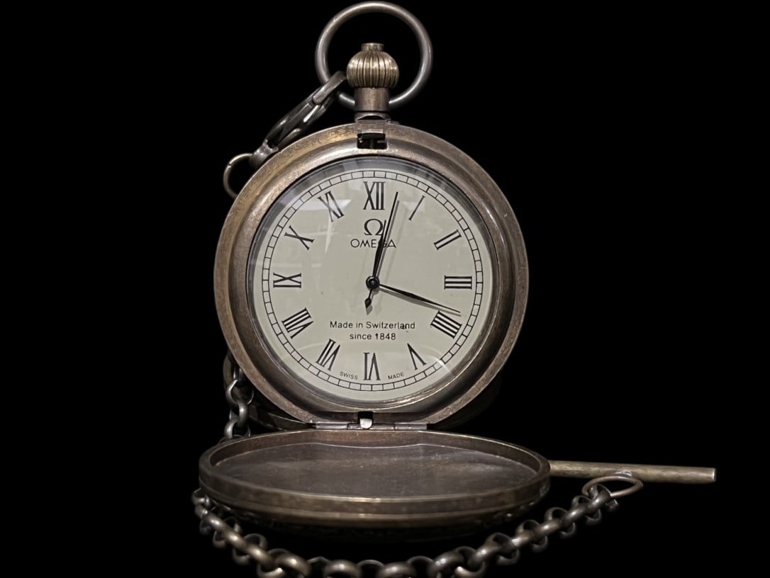 An Exquisite Bronze Figure Pattern Pocket watch - 2