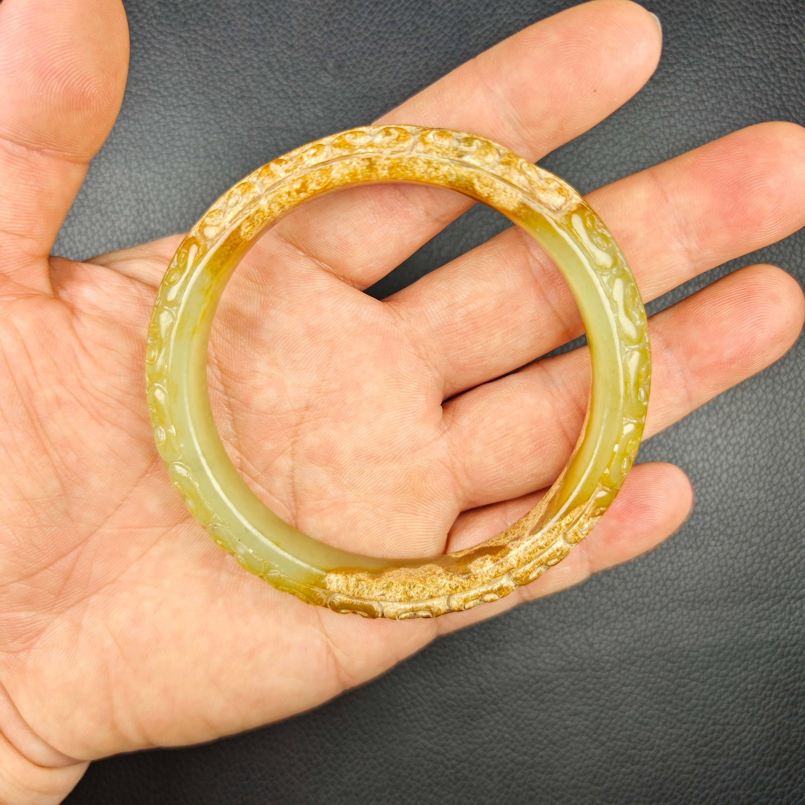 An Exquisite White Jade Bracelets - 6