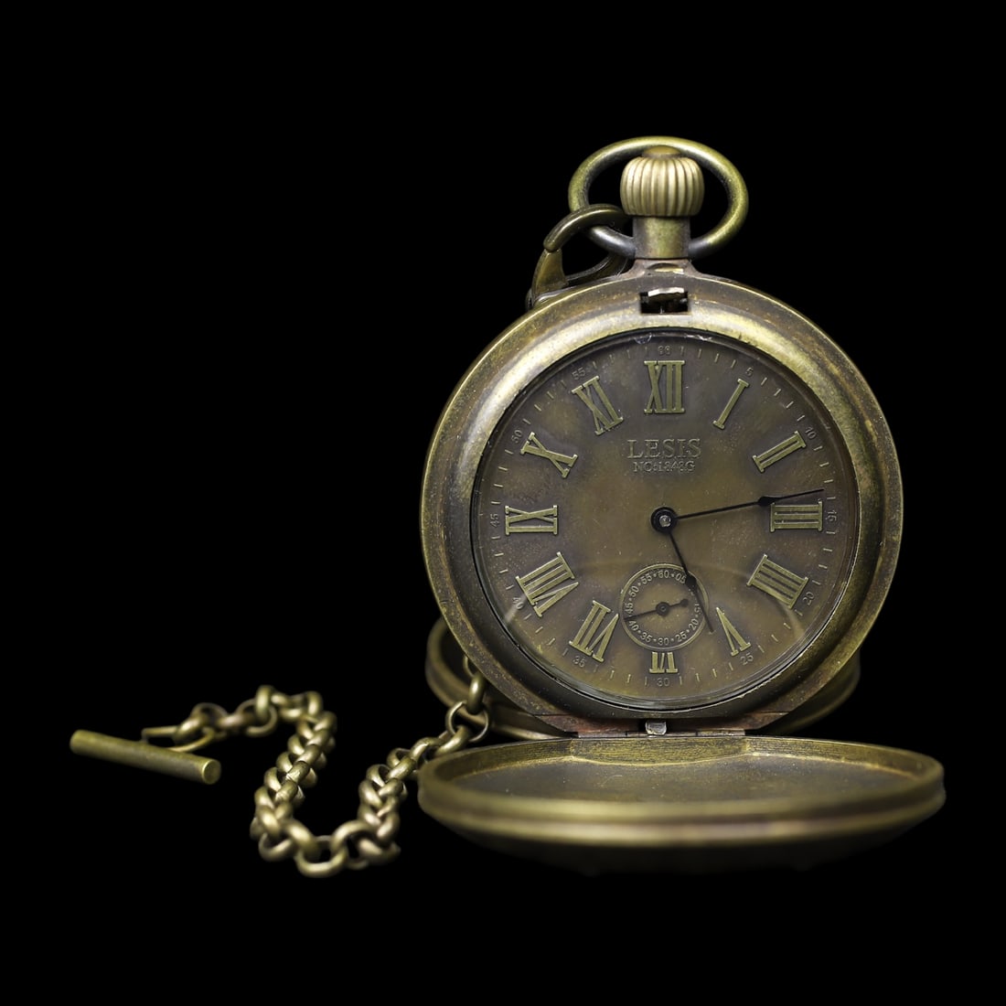 An Exquisite Bronze Deer Pattern Pocket watch - 2