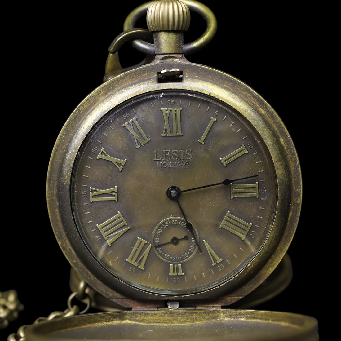 An Exquisite Bronze Deer Pattern Pocket watch - 3