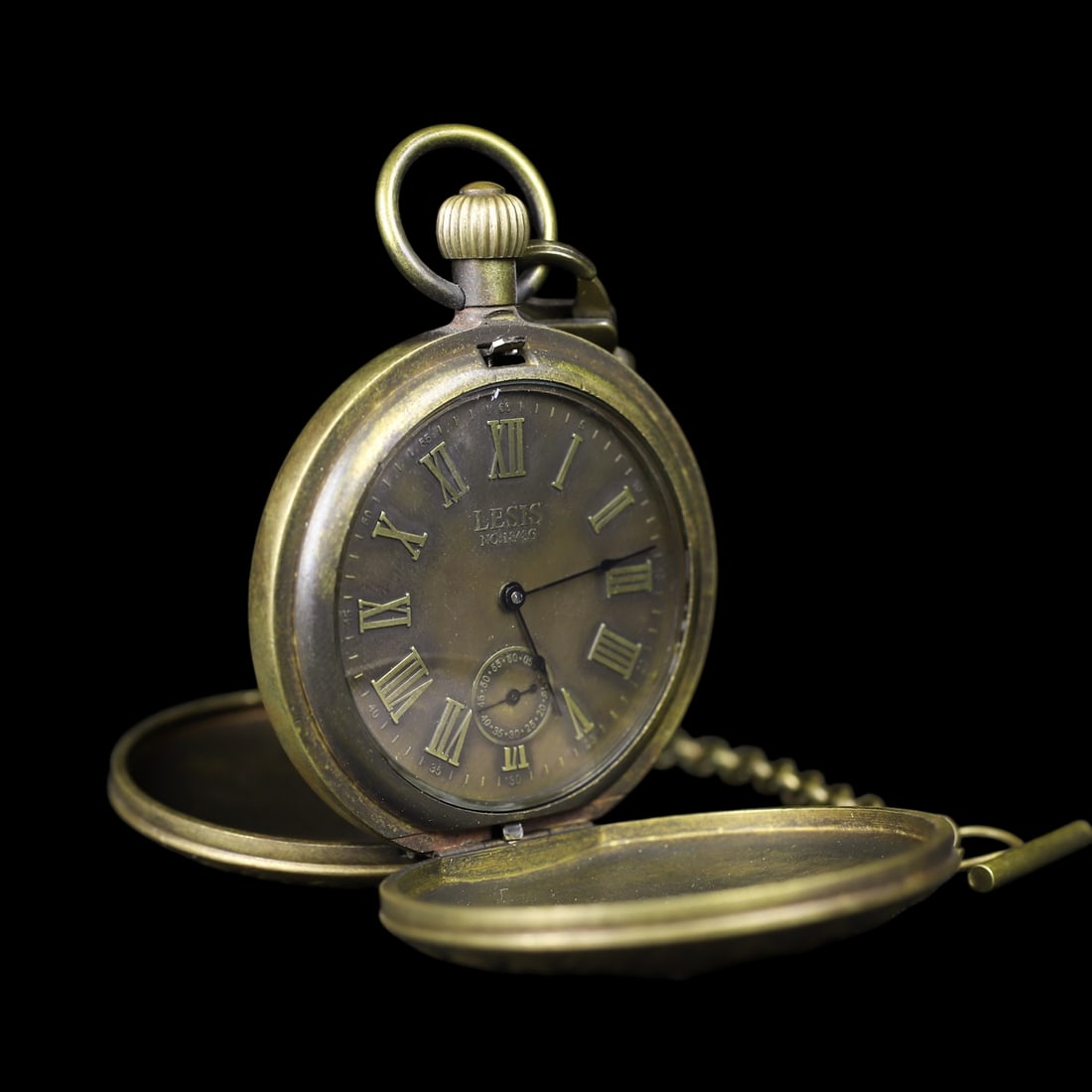 An Exquisite Bronze Deer Pattern Pocket watch - 4