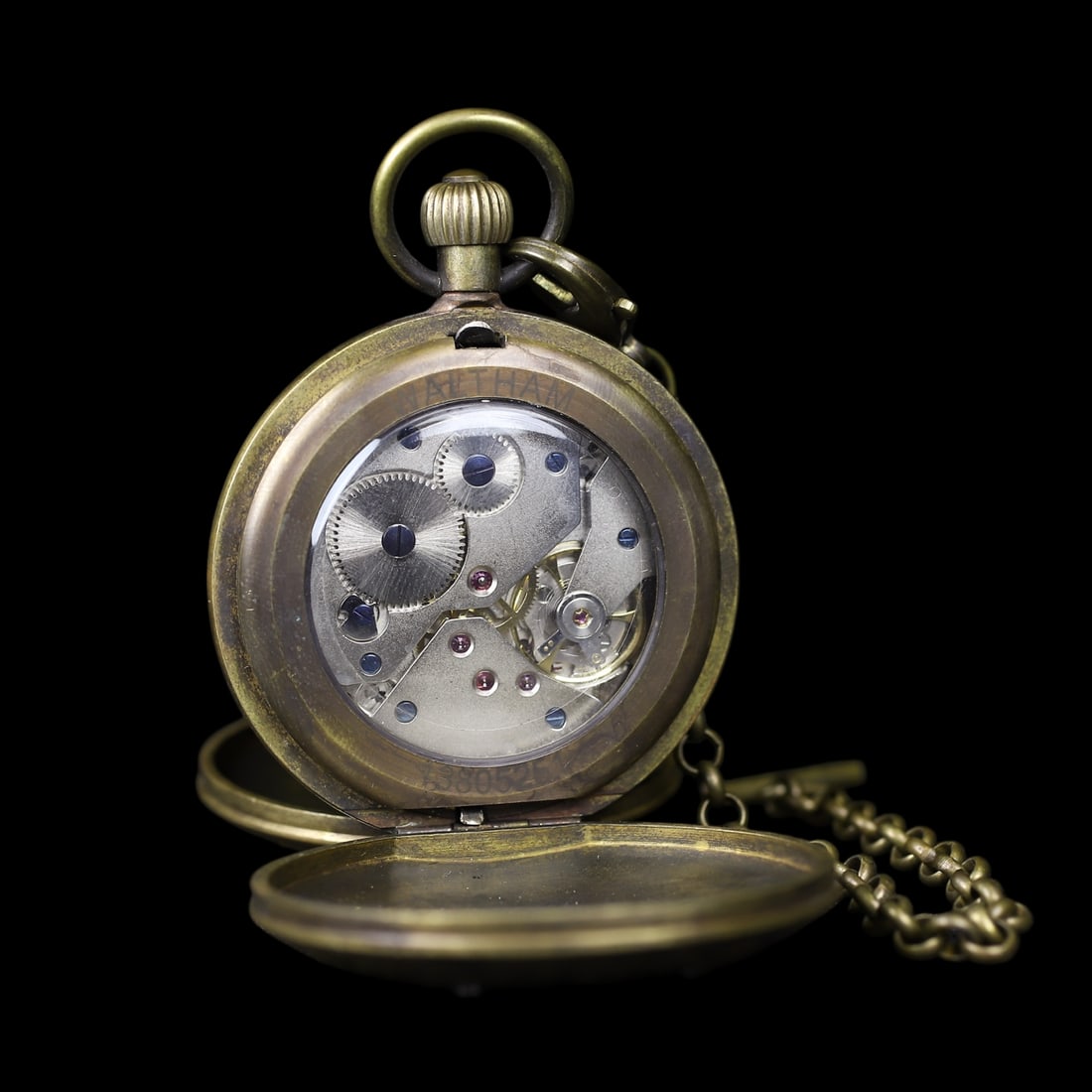 An Exquisite Bronze Deer Pattern Pocket watch - 6