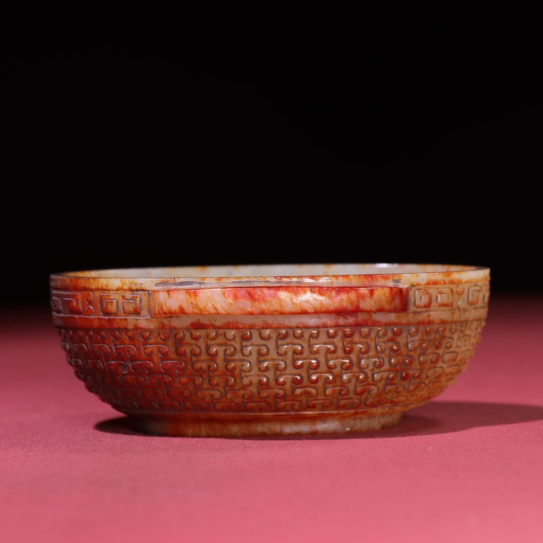 An Exquisite White Jade Double-Ears Cup - 2