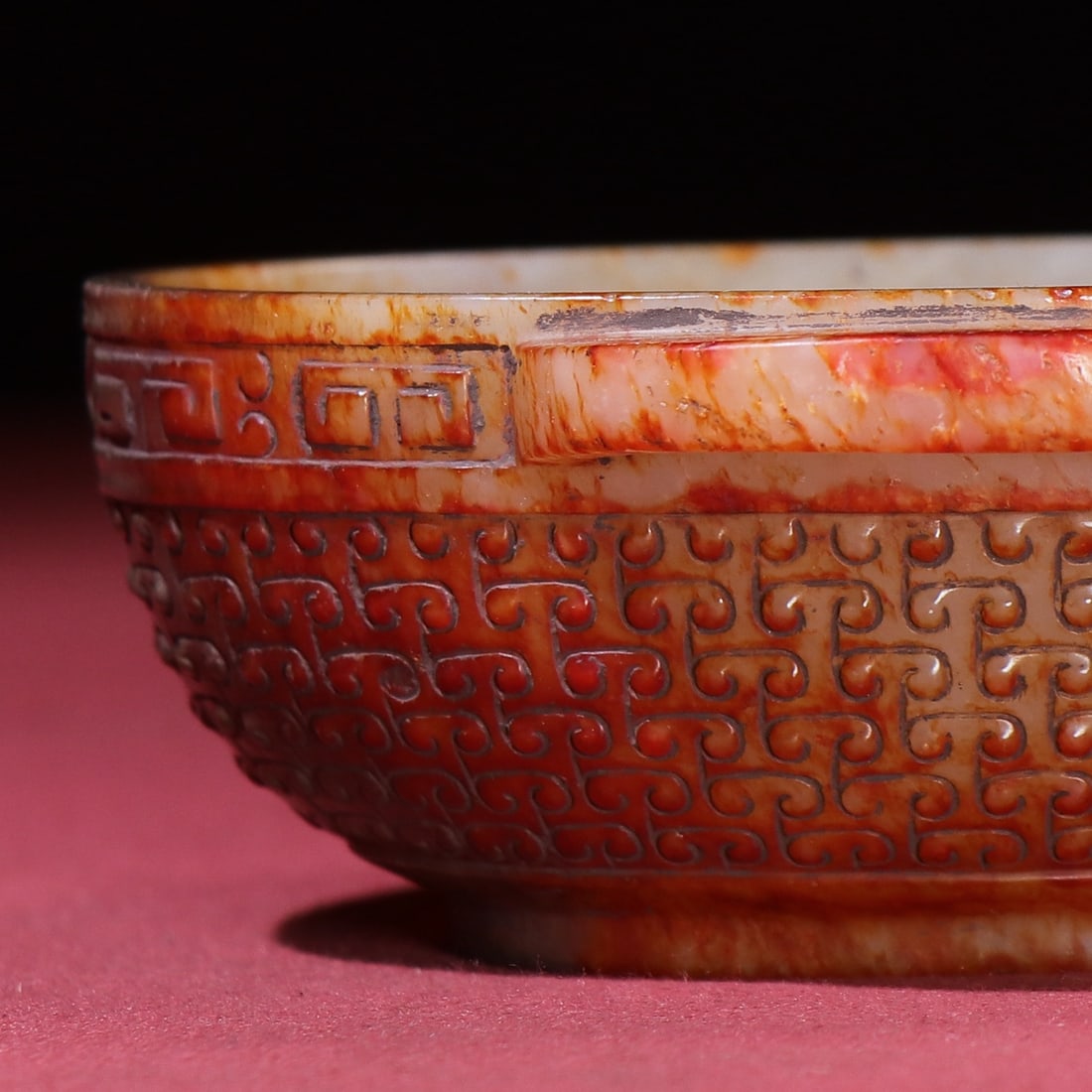 An Exquisite White Jade Double-Ears Cup - 3