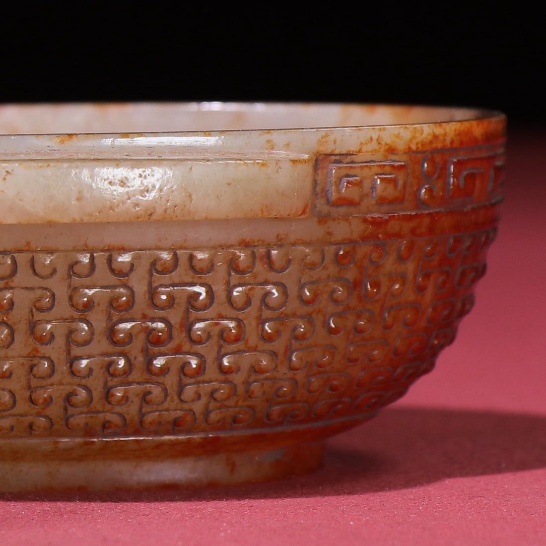 An Exquisite White Jade Double-Ears Cup - 6