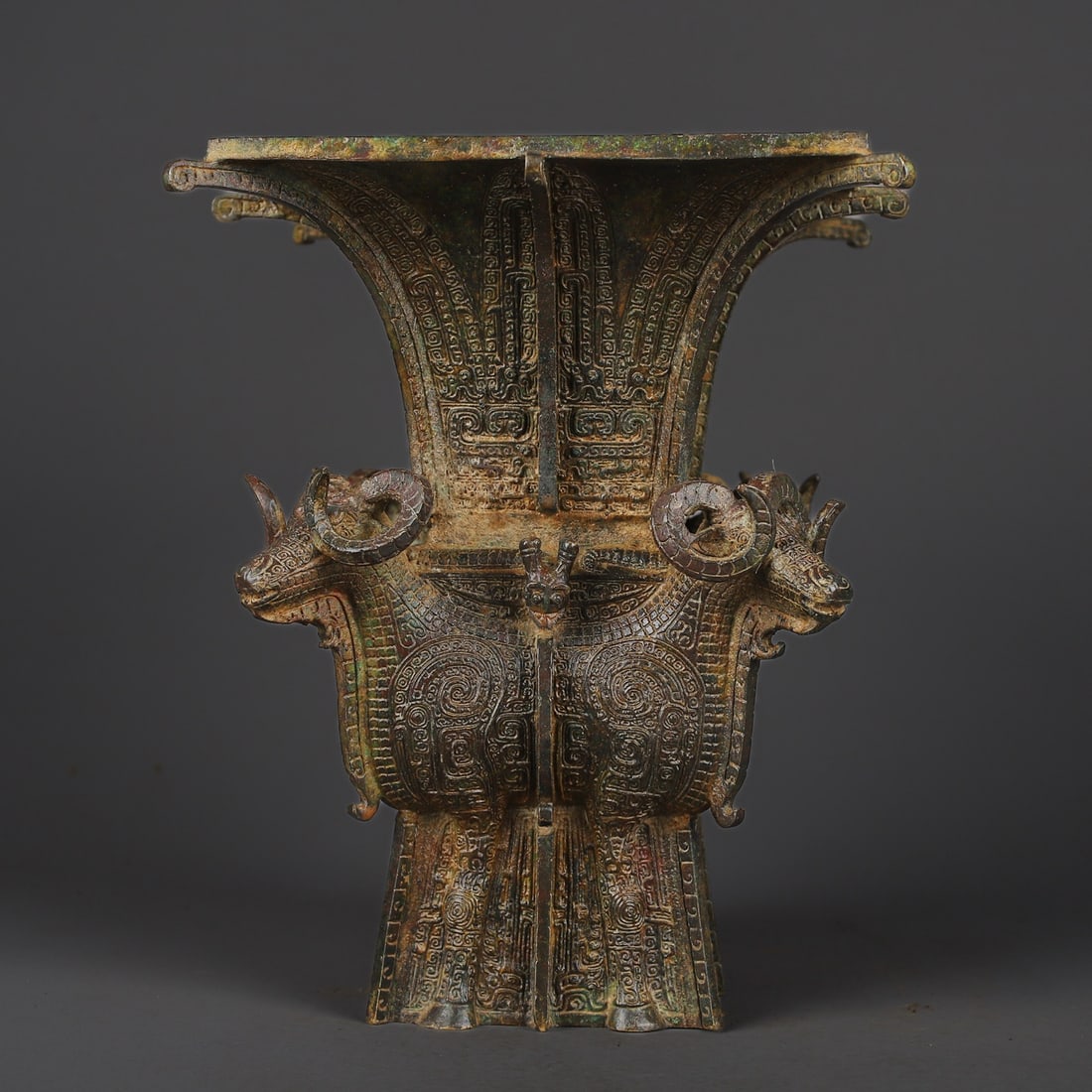 An Exquisite Bronze Sheep Pattern Censer - 7