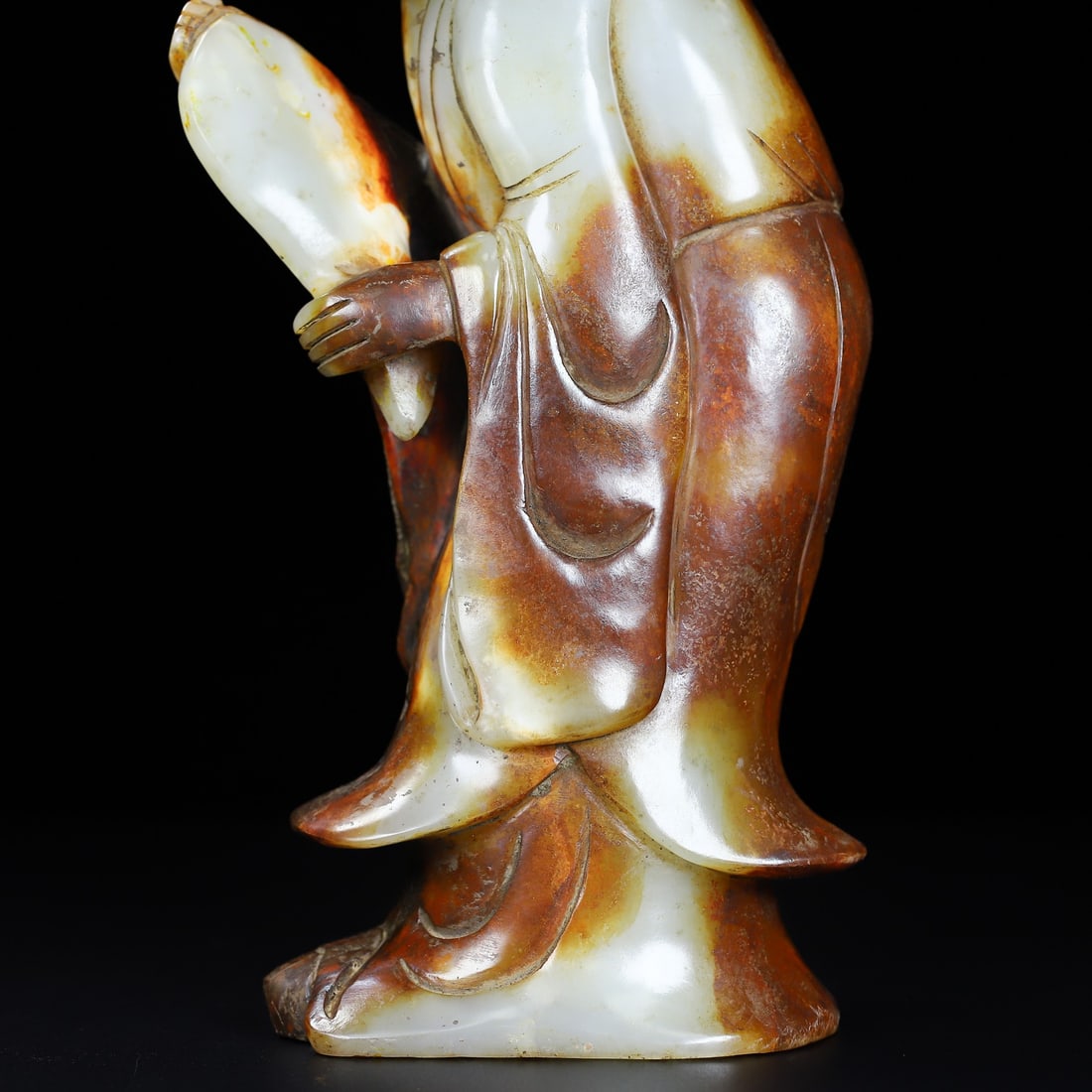 An Exquisite White Jade Figure - 10