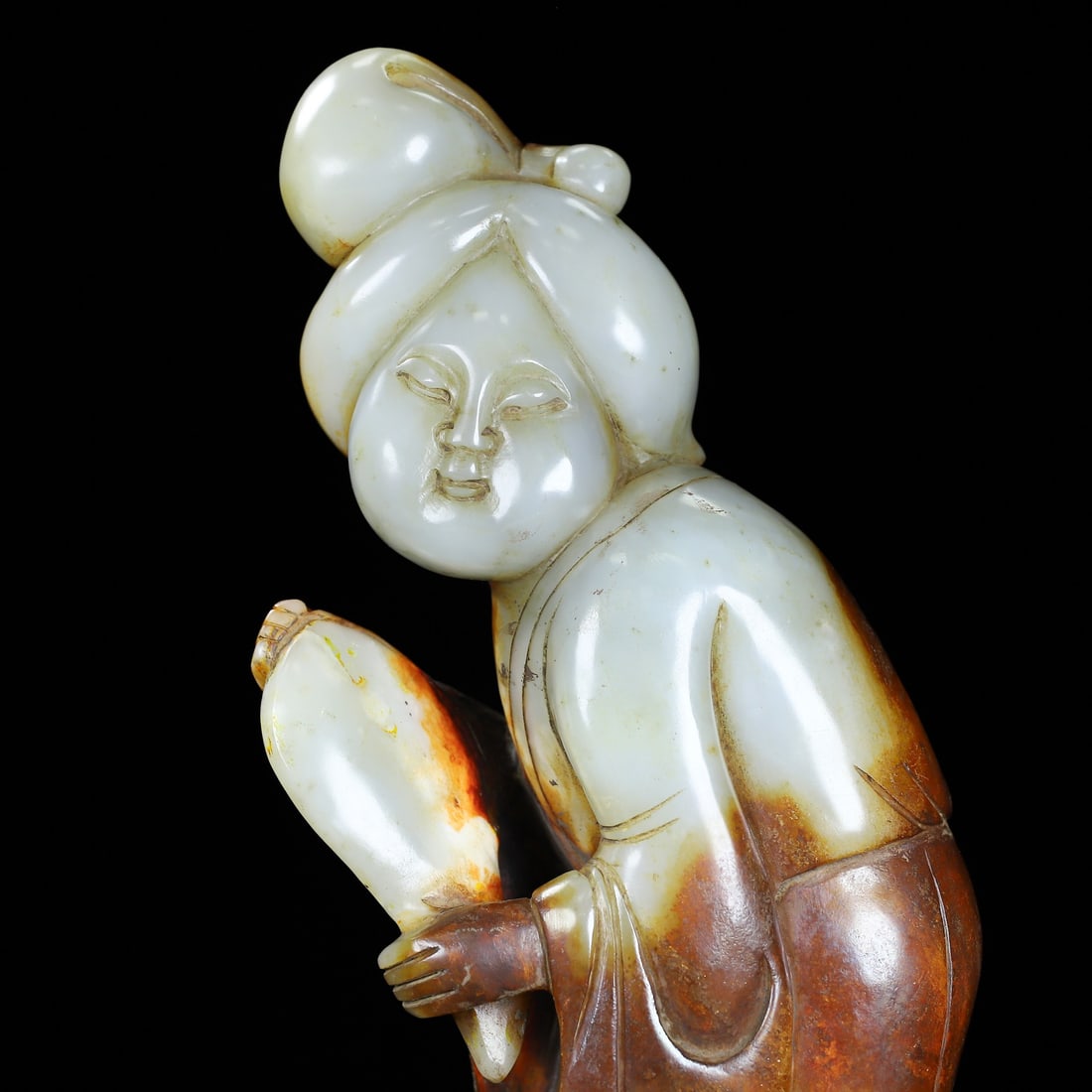 An Exquisite White Jade Figure - 2