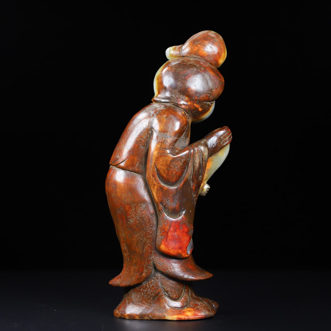 An Exquisite White Jade Figure - 5