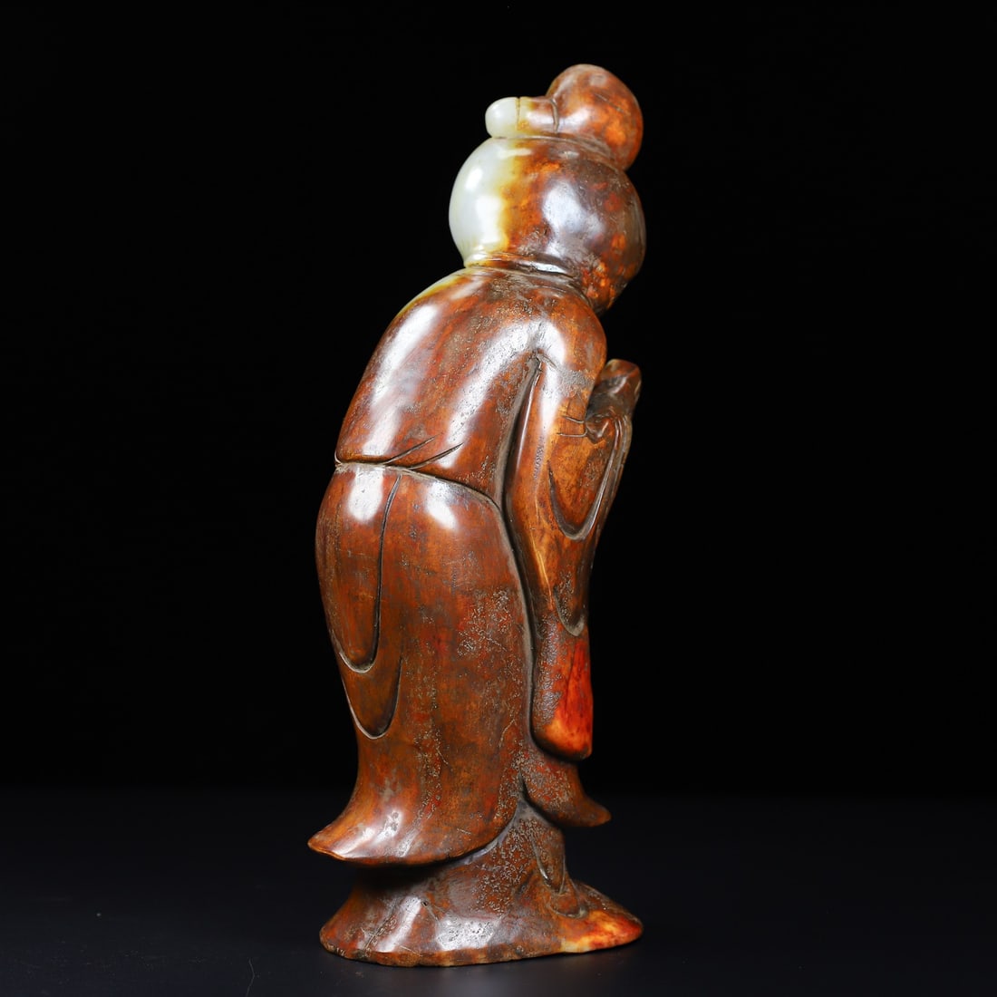 An Exquisite White Jade Figure - 6