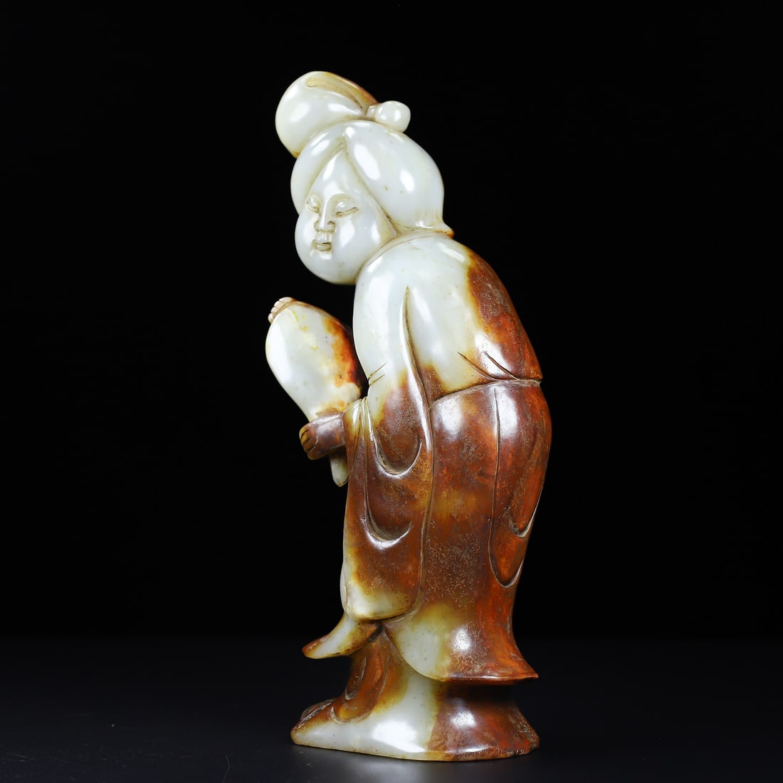 An Exquisite White Jade Figure - 8