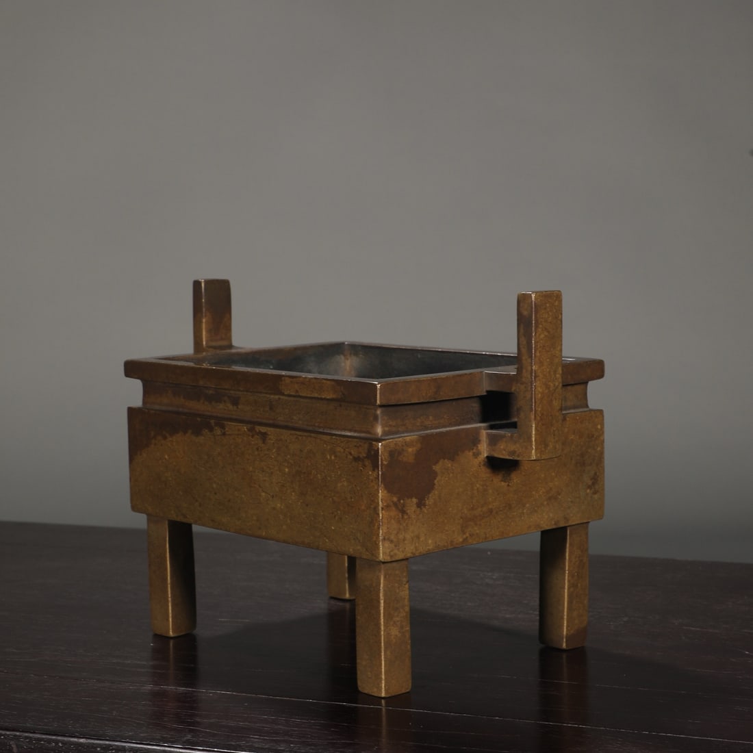 An Exquisite Bronze Double-Ears Censer - 3
