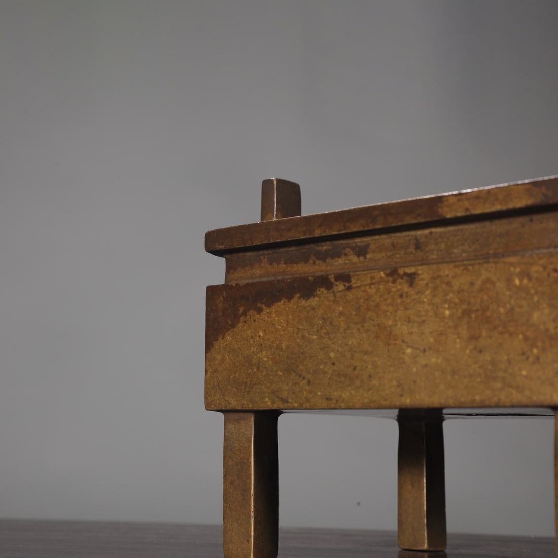 An Exquisite Bronze Double-Ears Censer - 5