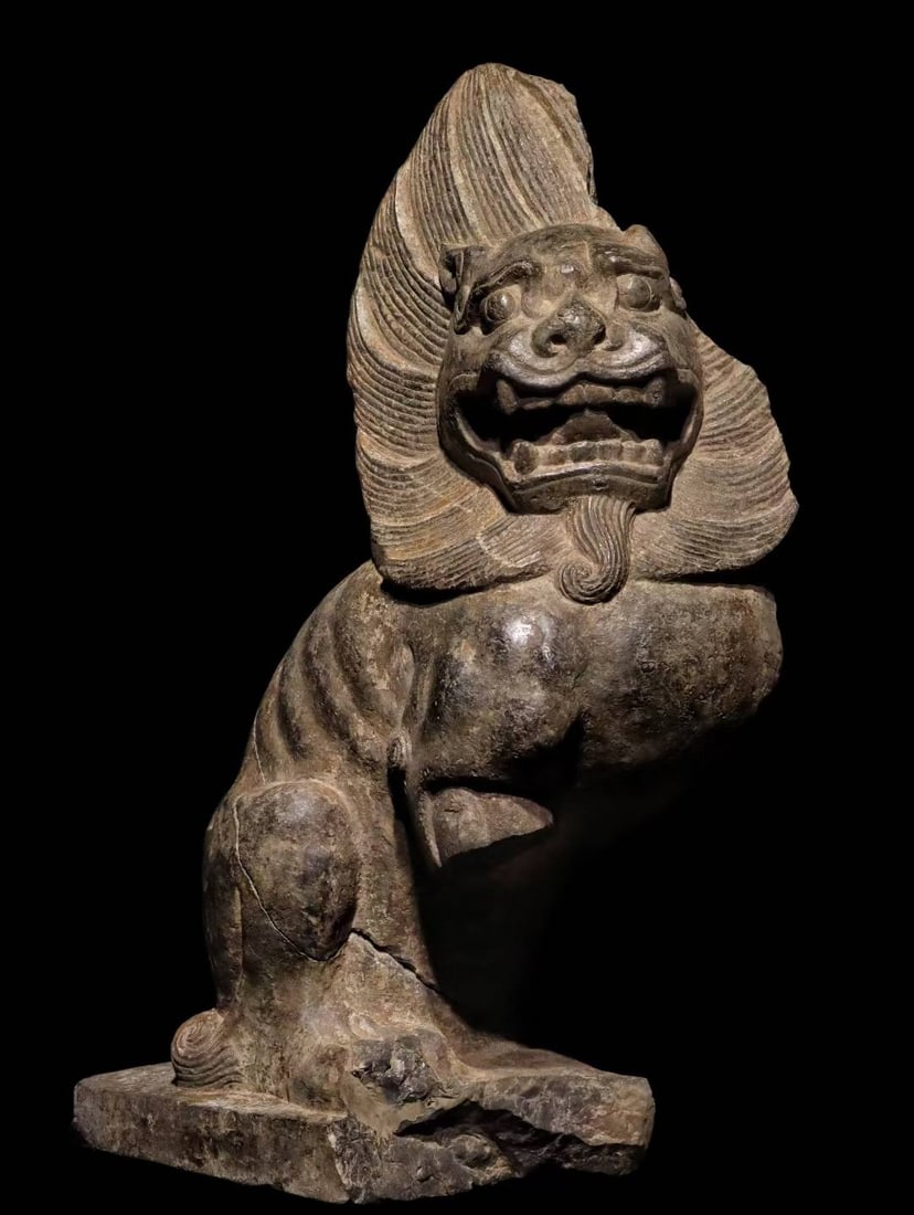 An Exquisite Limestone Lion Ornament - 2
