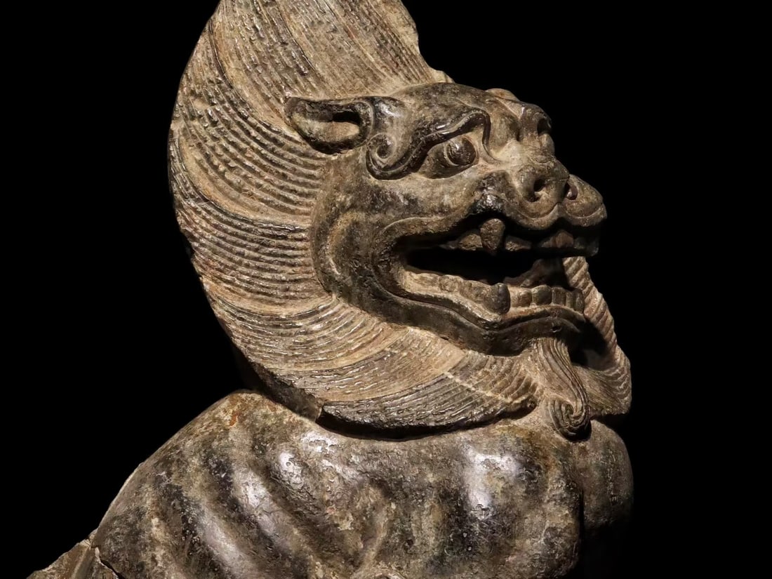 An Exquisite Limestone Lion Ornament - 3